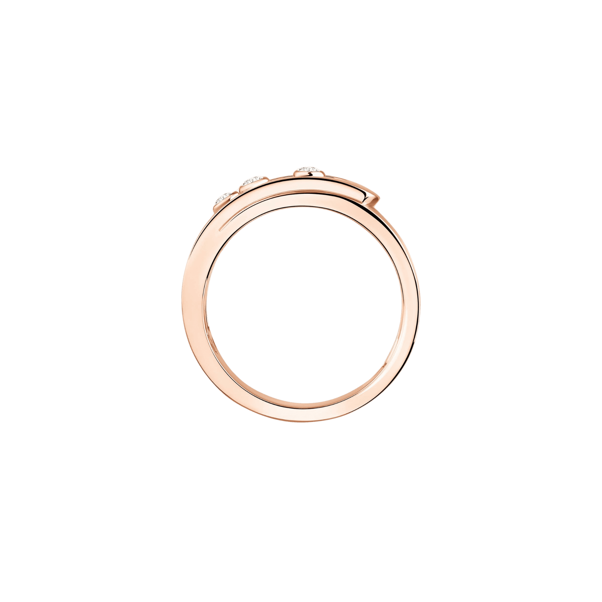 Messika Move Noa ring roodgoud met diamant - 6262-PG - #3
