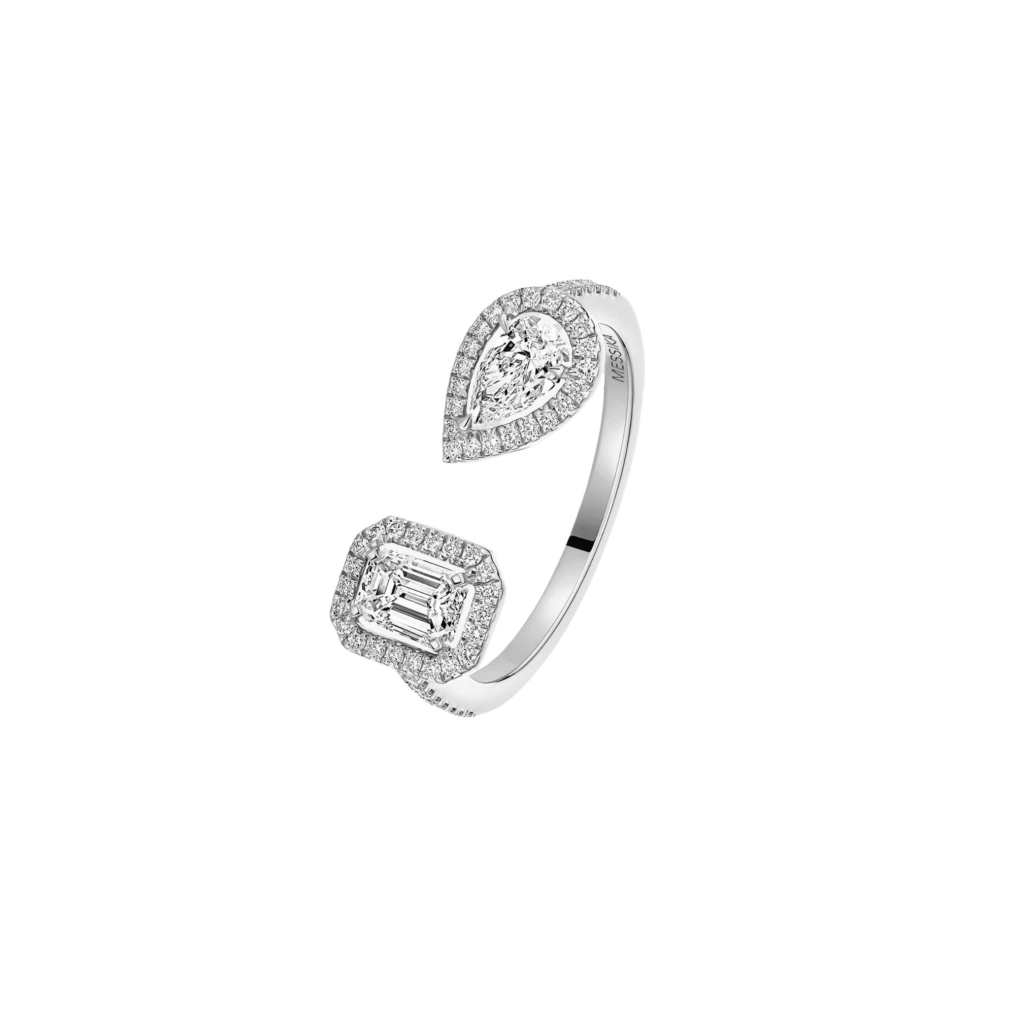 Messika My Twin Toi & Moi ring witgoud met diamant - 6636-WG - #1