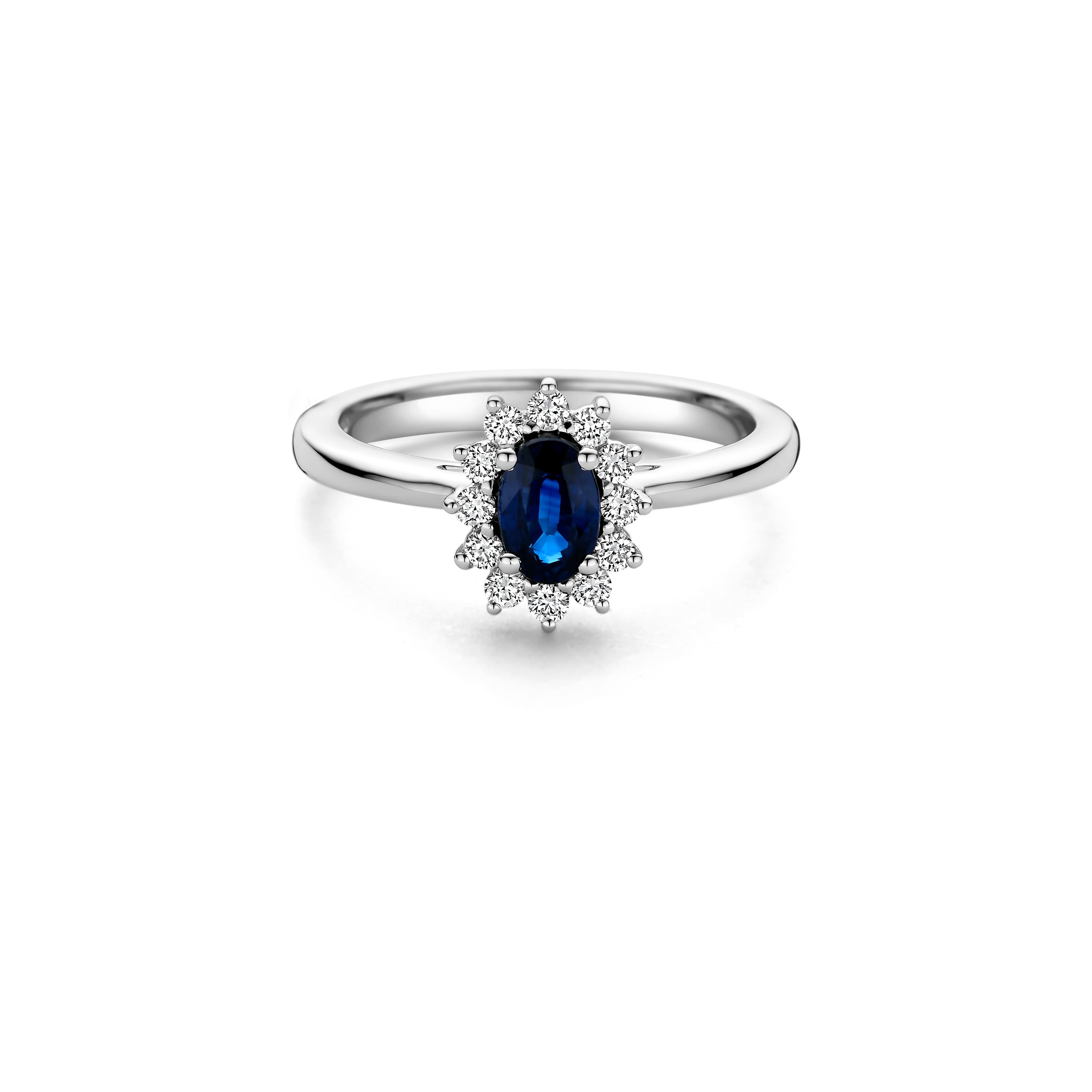 Schaap en Citroen Colours ring witgoud met diamant - #3