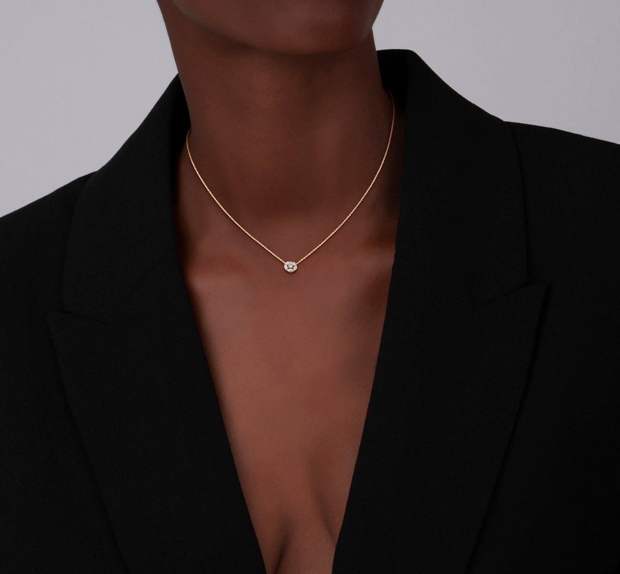 Schaap en Citroen Diamonds collier geelgoud met diamant - #3