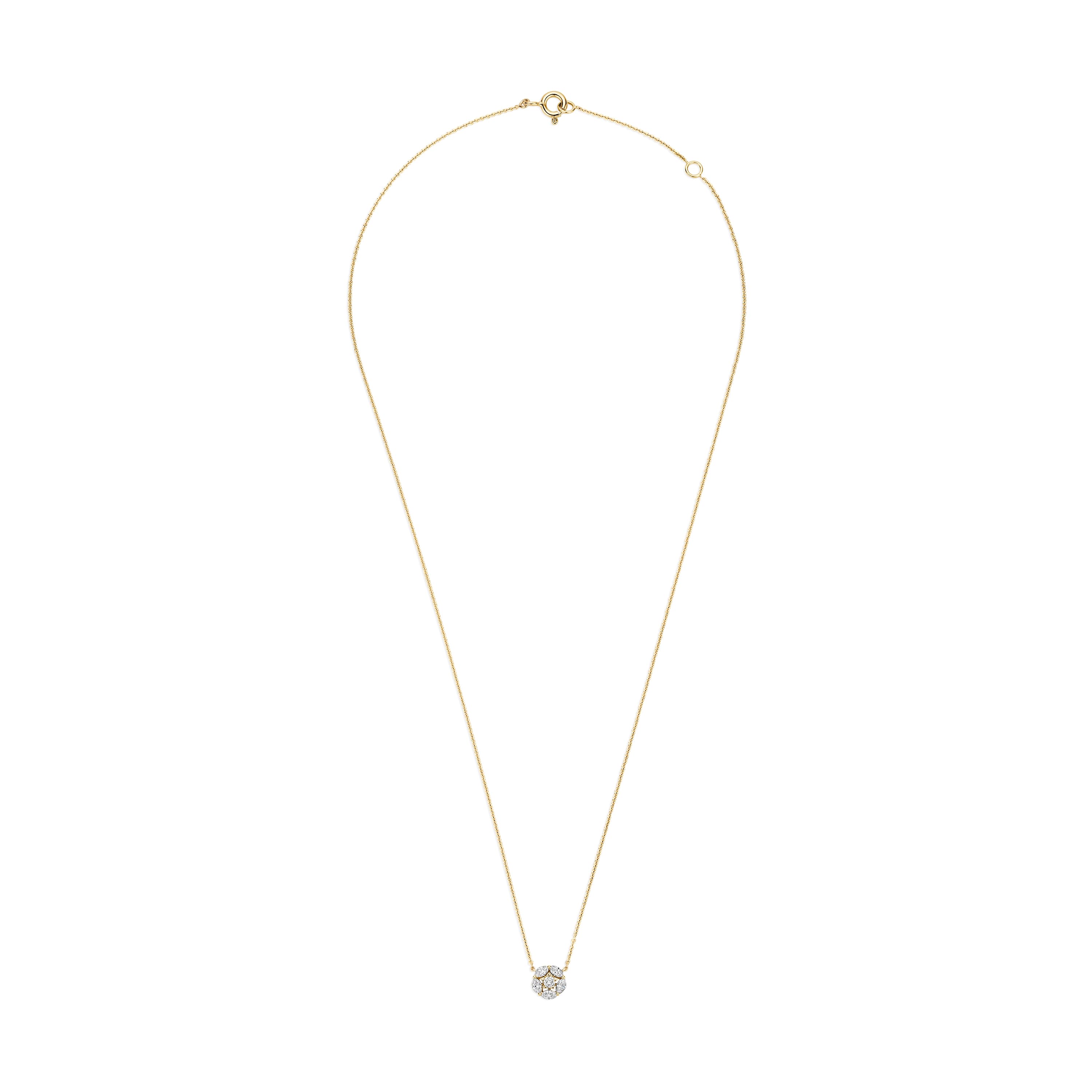 Schaap en Citroen Diamonds collier geelgoud met diamant - #2