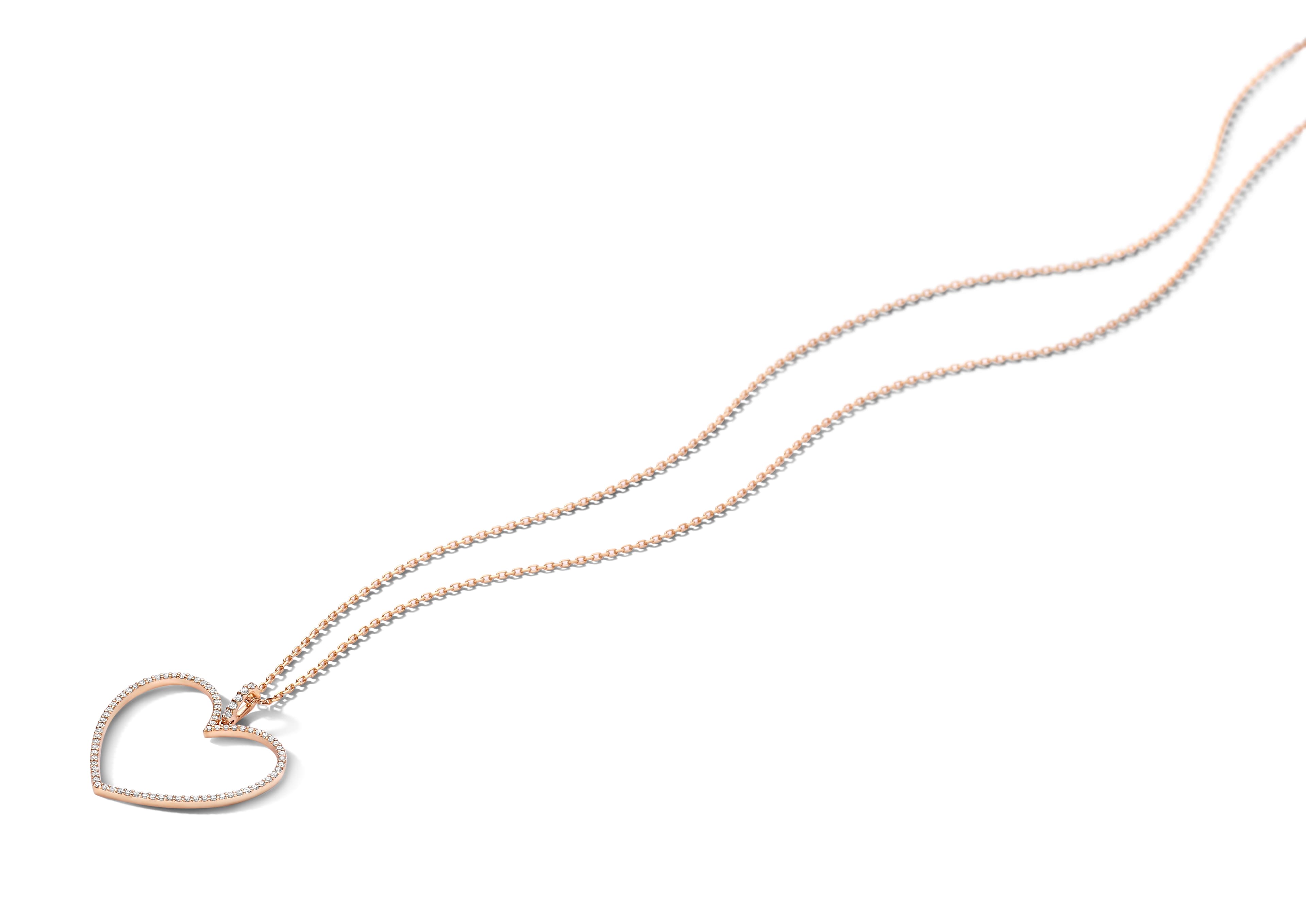 Schaap en Citroen Diamonds collier roodgoud met diamant - #2