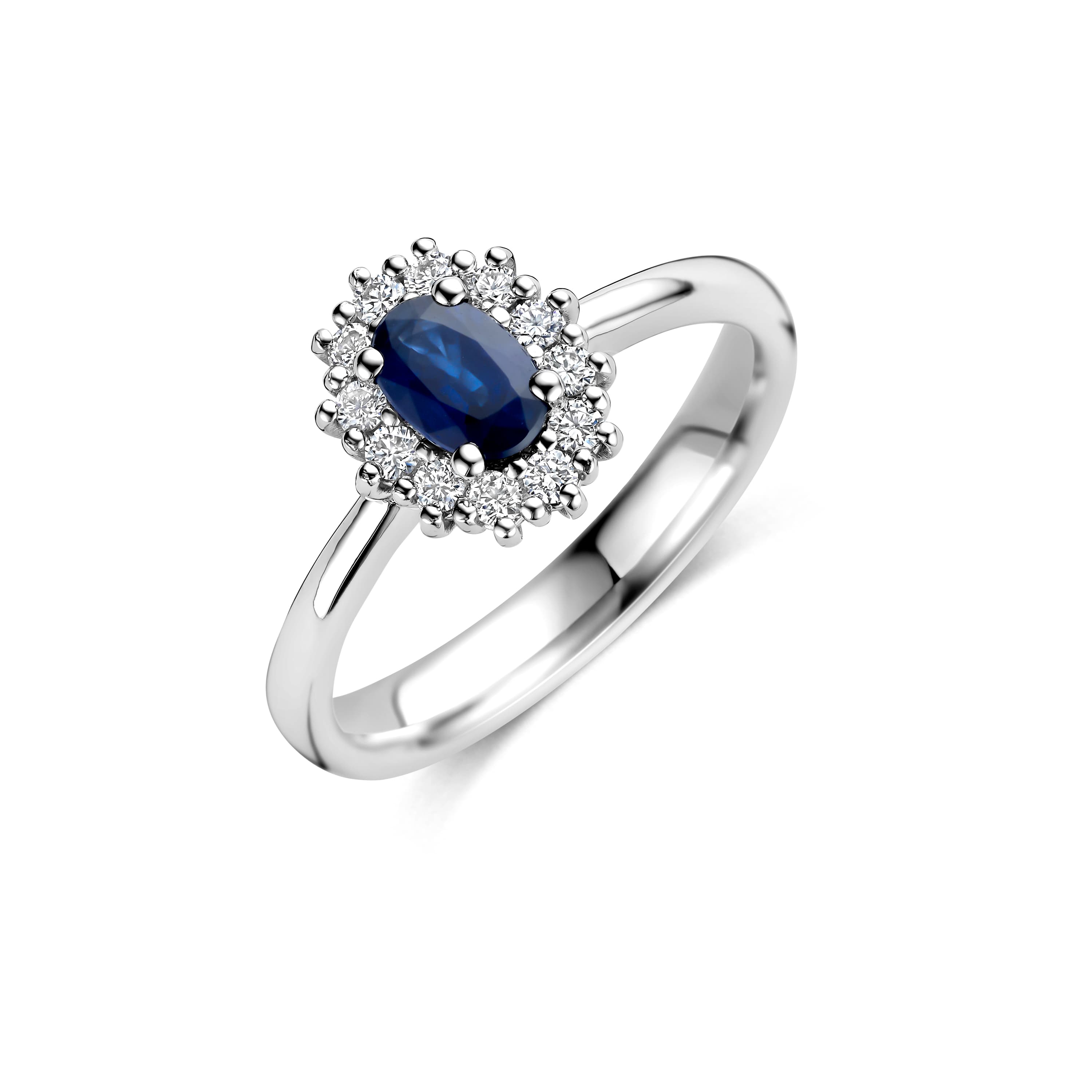 Schaap en Citroen Colours ring witgoud met diamant - #1