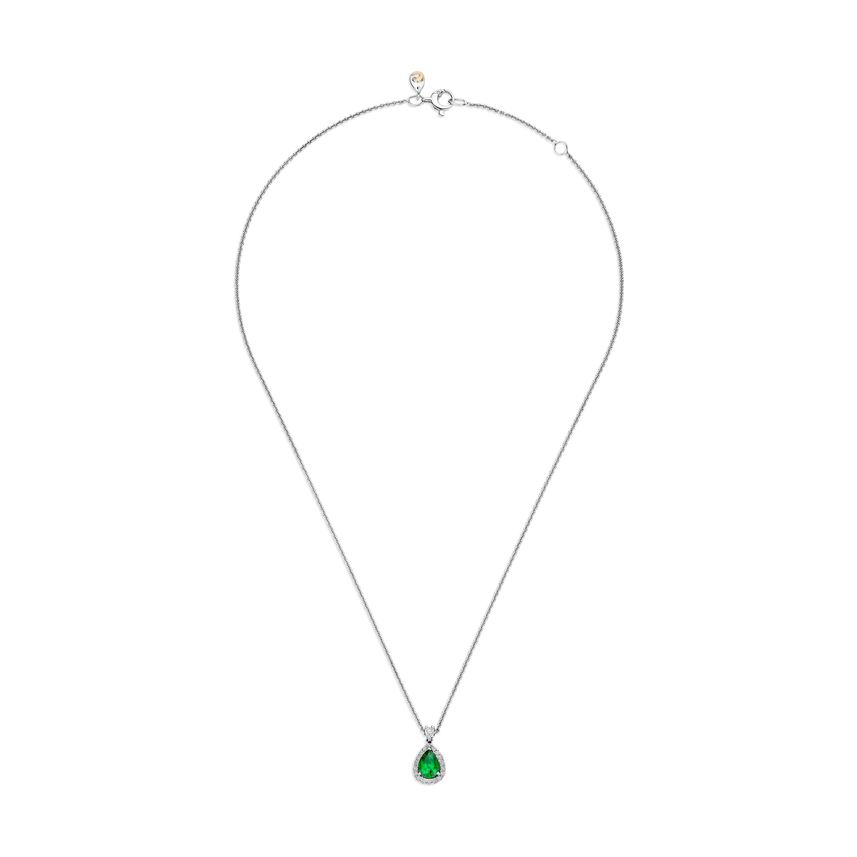 Schaap en Citroen Colours collier witgoud met diamant - #1