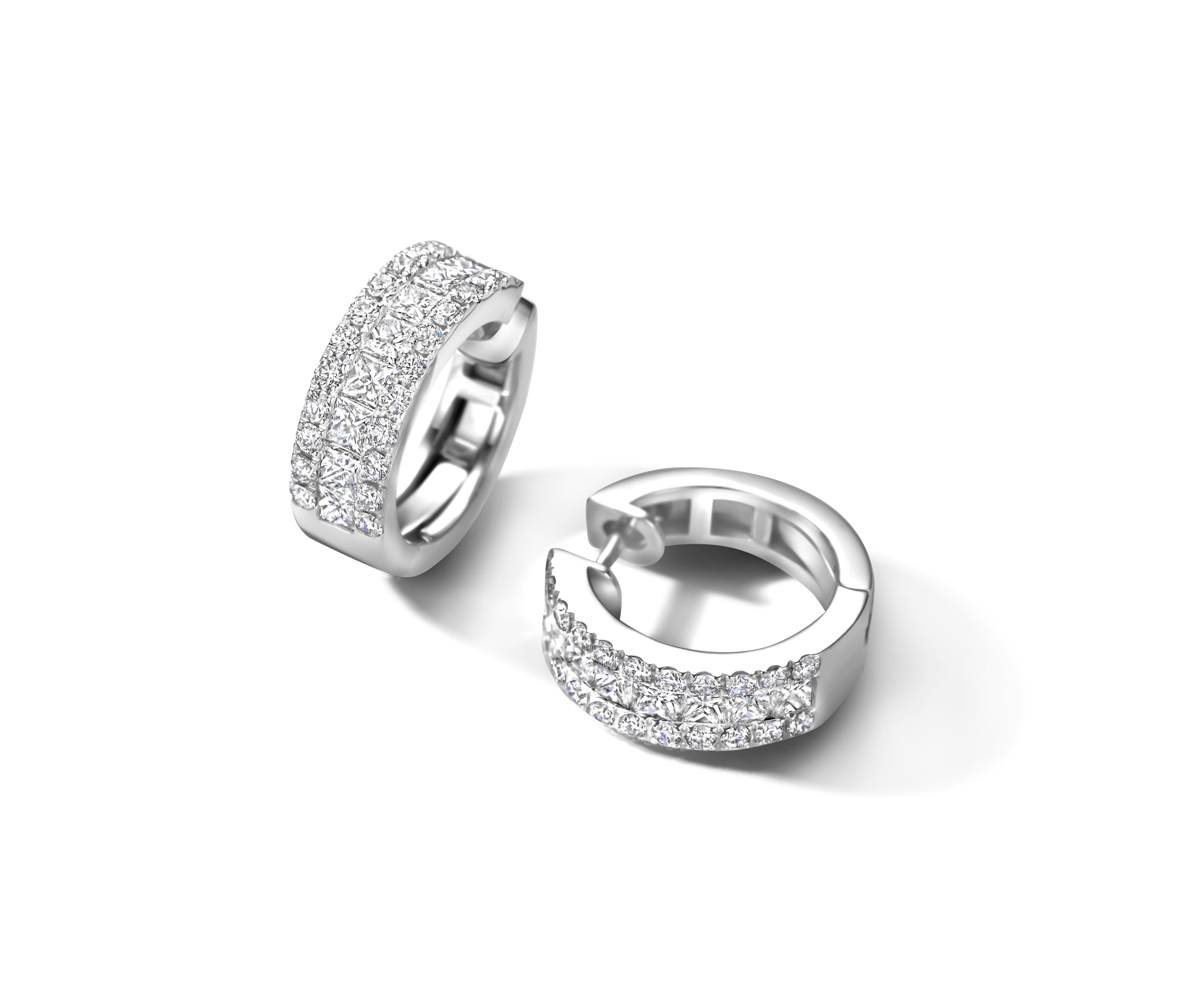 Schaap en Citroen Diamonds oorsieraad witgoud met diamant - #2