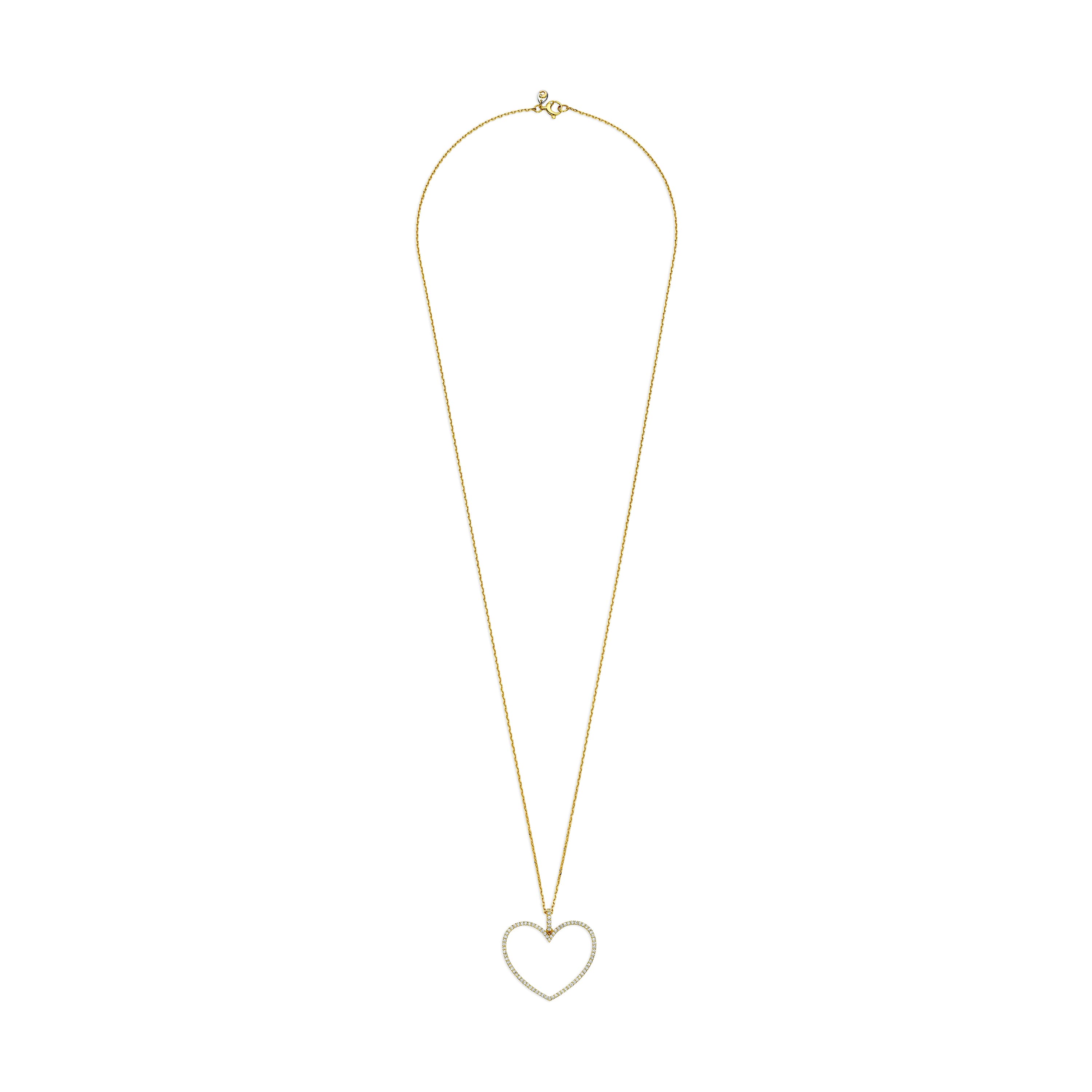 Schaap en Citroen Diamonds collier roodgoud met diamant - #1