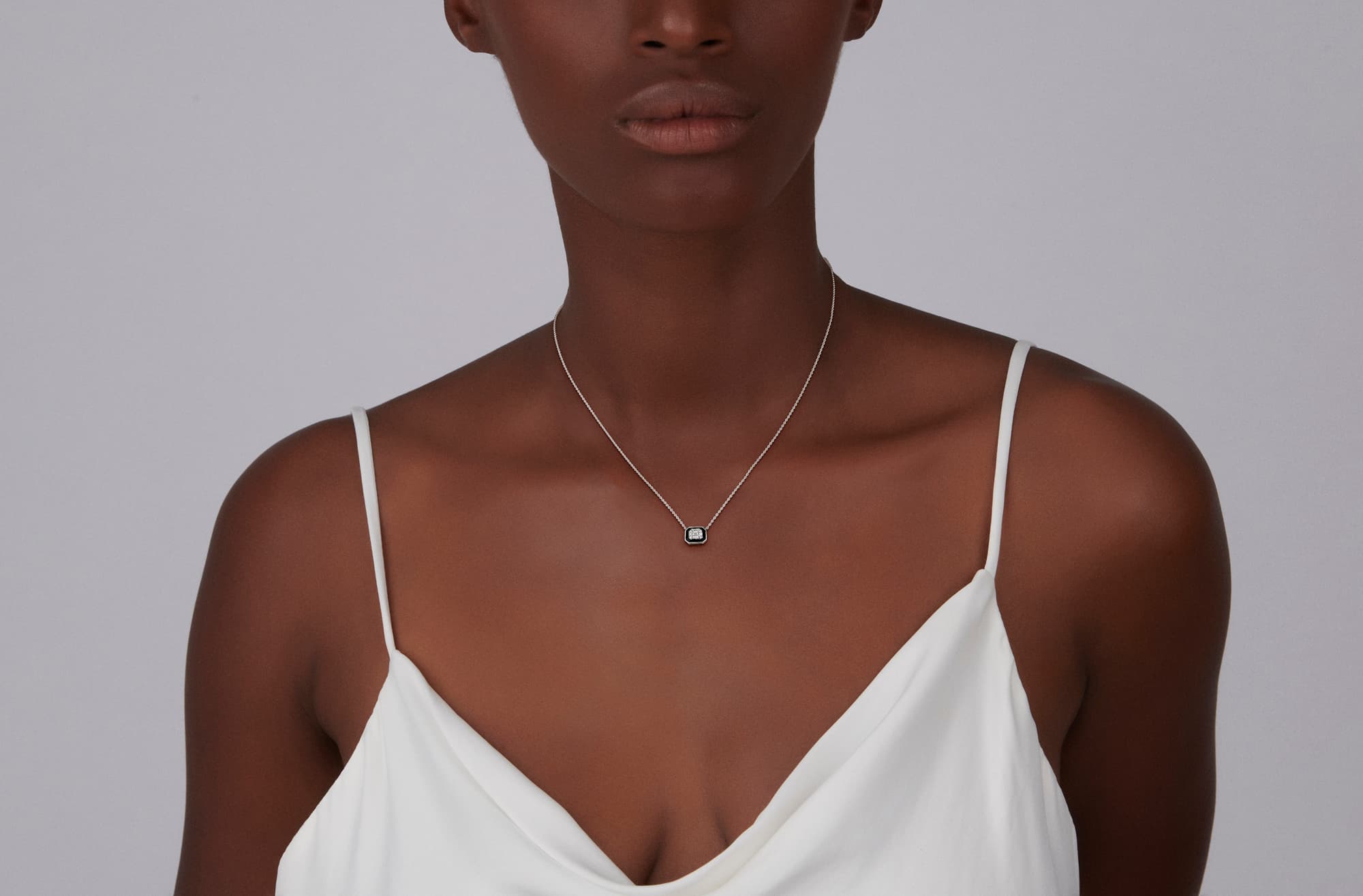Schaap en Citroen Diamonds collier witgoud met diamant - #3