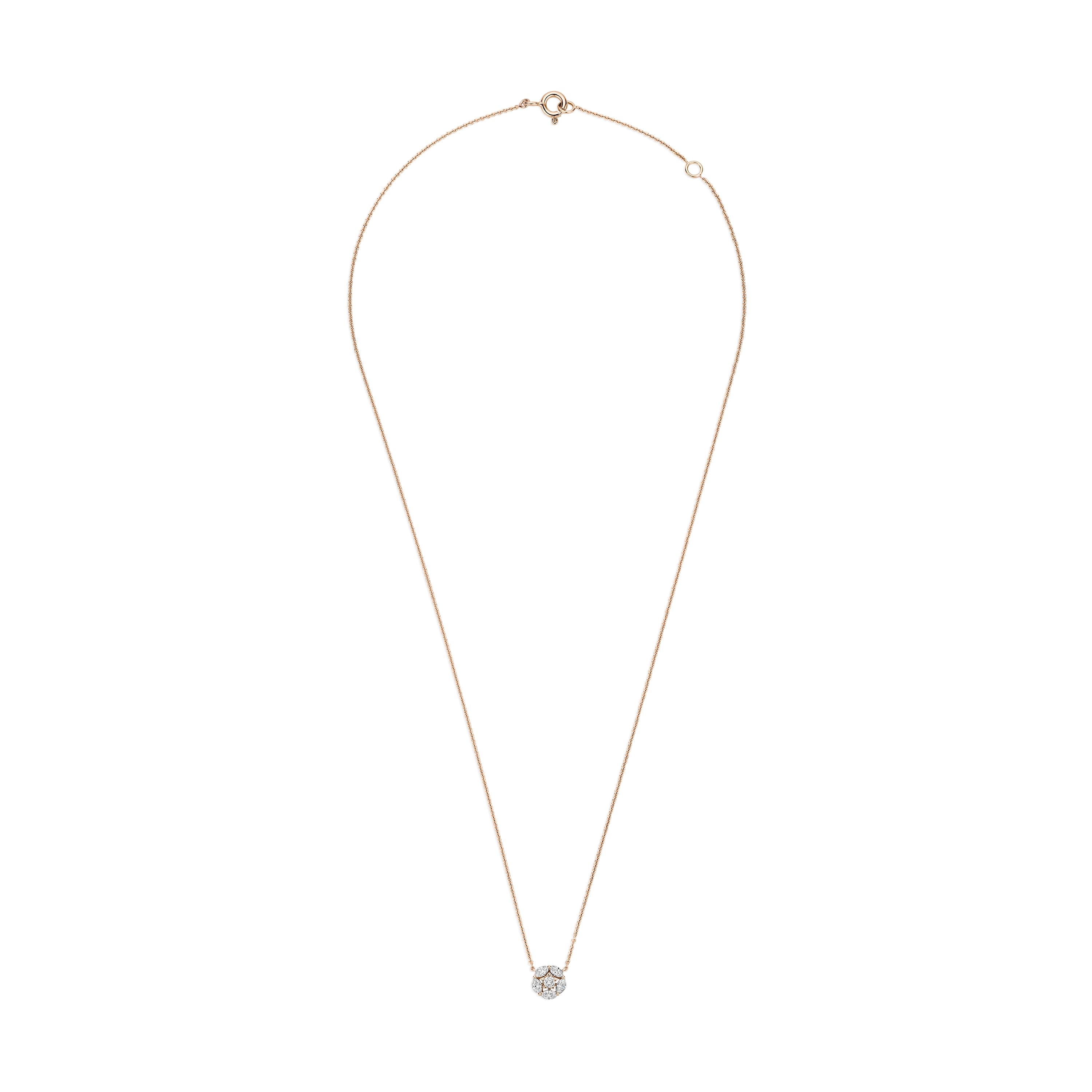 Schaap en Citroen Diamonds collier witgoud met diamant - #1