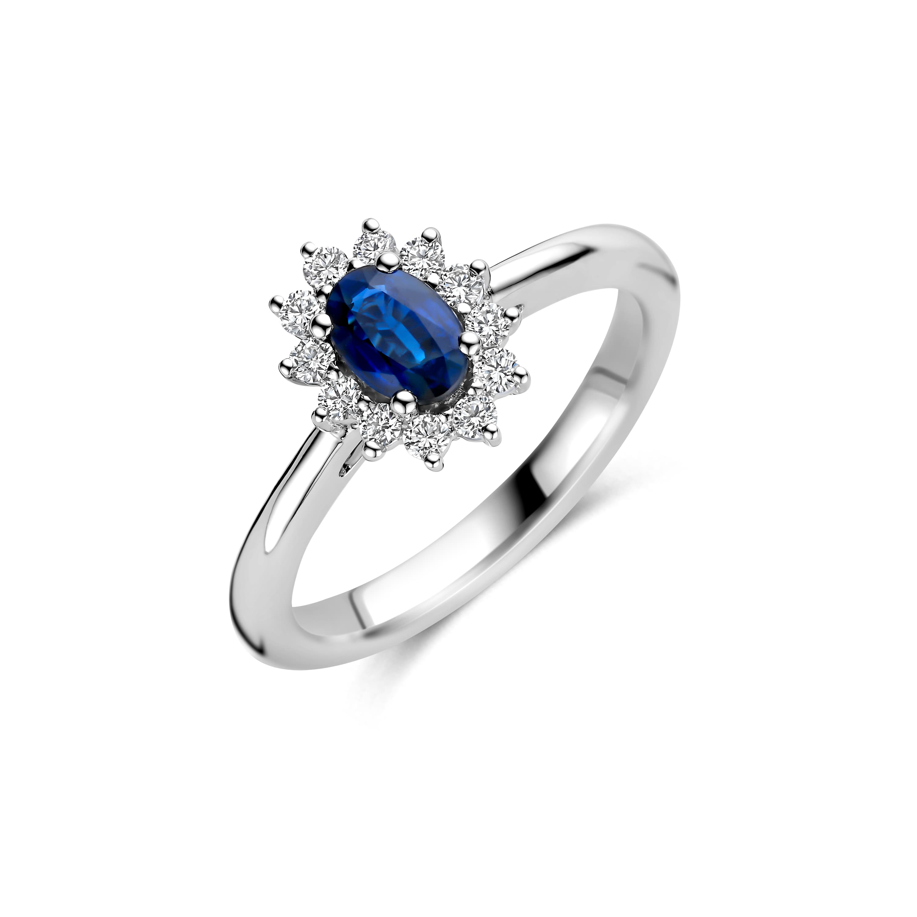 Schaap en Citroen Colours ring witgoud met diamant - #2
