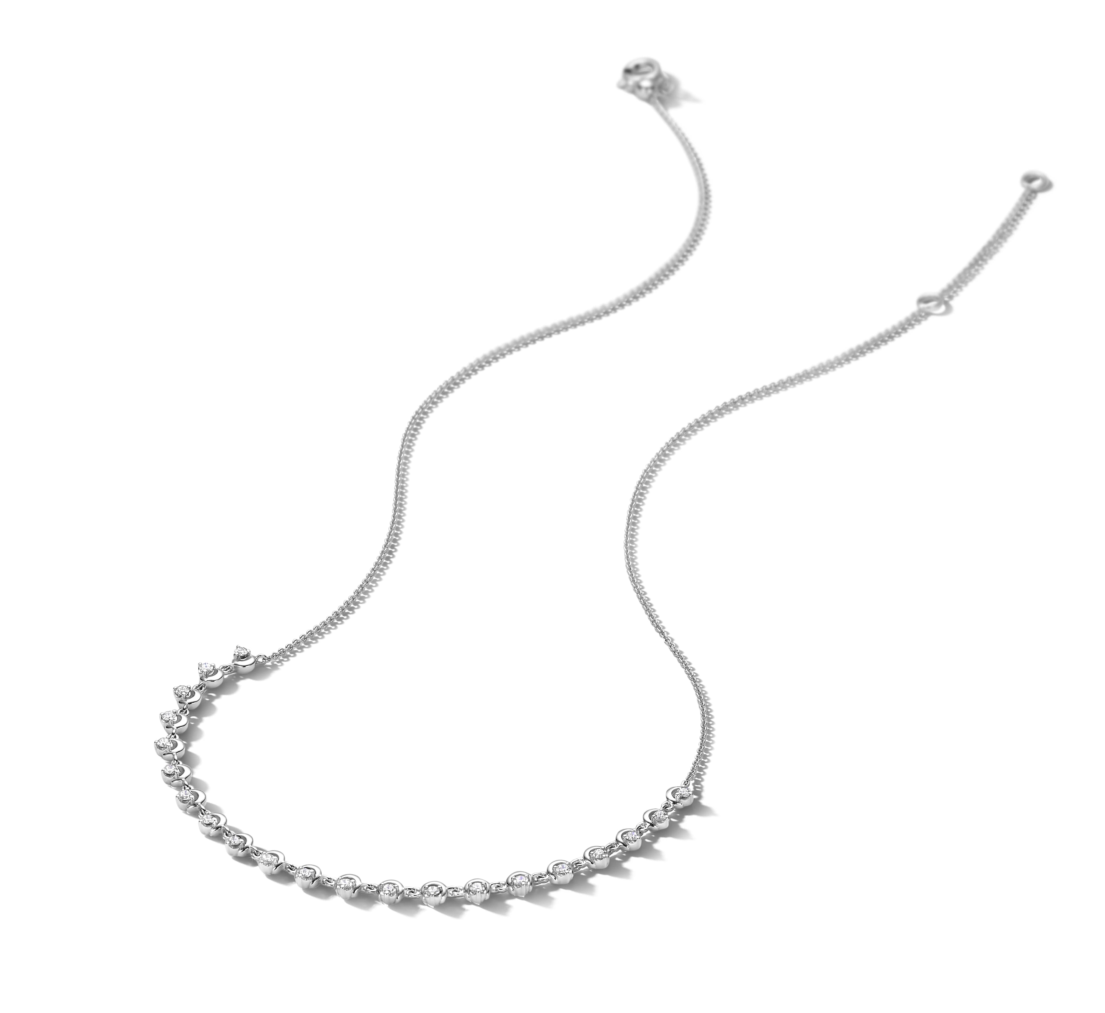 Schaap en Citroen Diamonds collier witgoud met diamant - #2