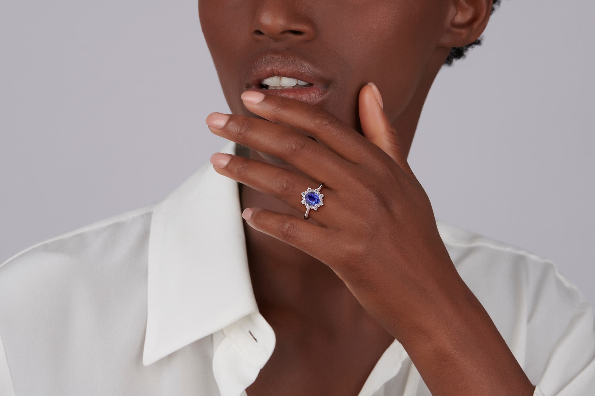 Schaap en Citroen Colours ring witgoud met diamant - #5