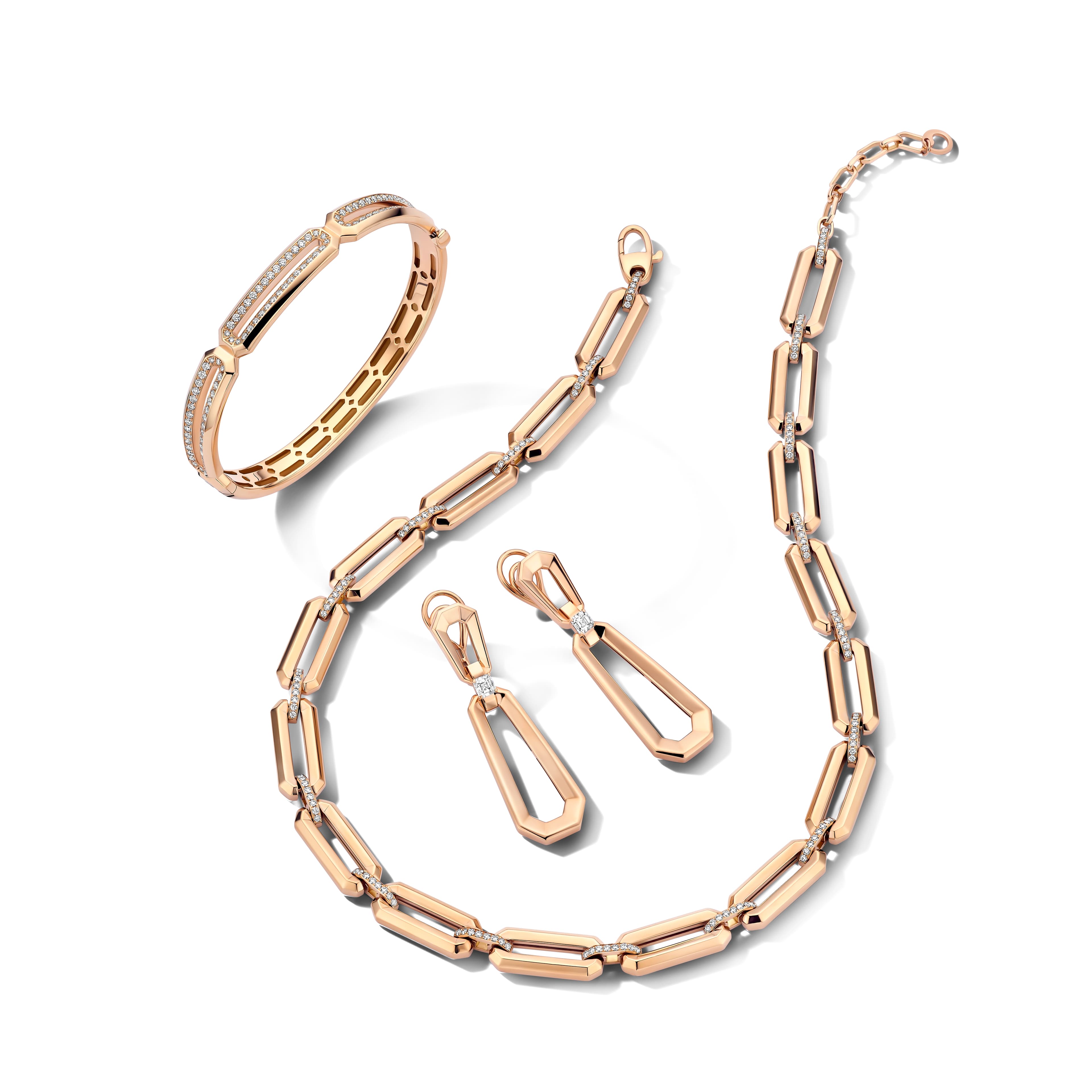 Schaap en Citroen Diamonds collier roodgoud met diamant - #2