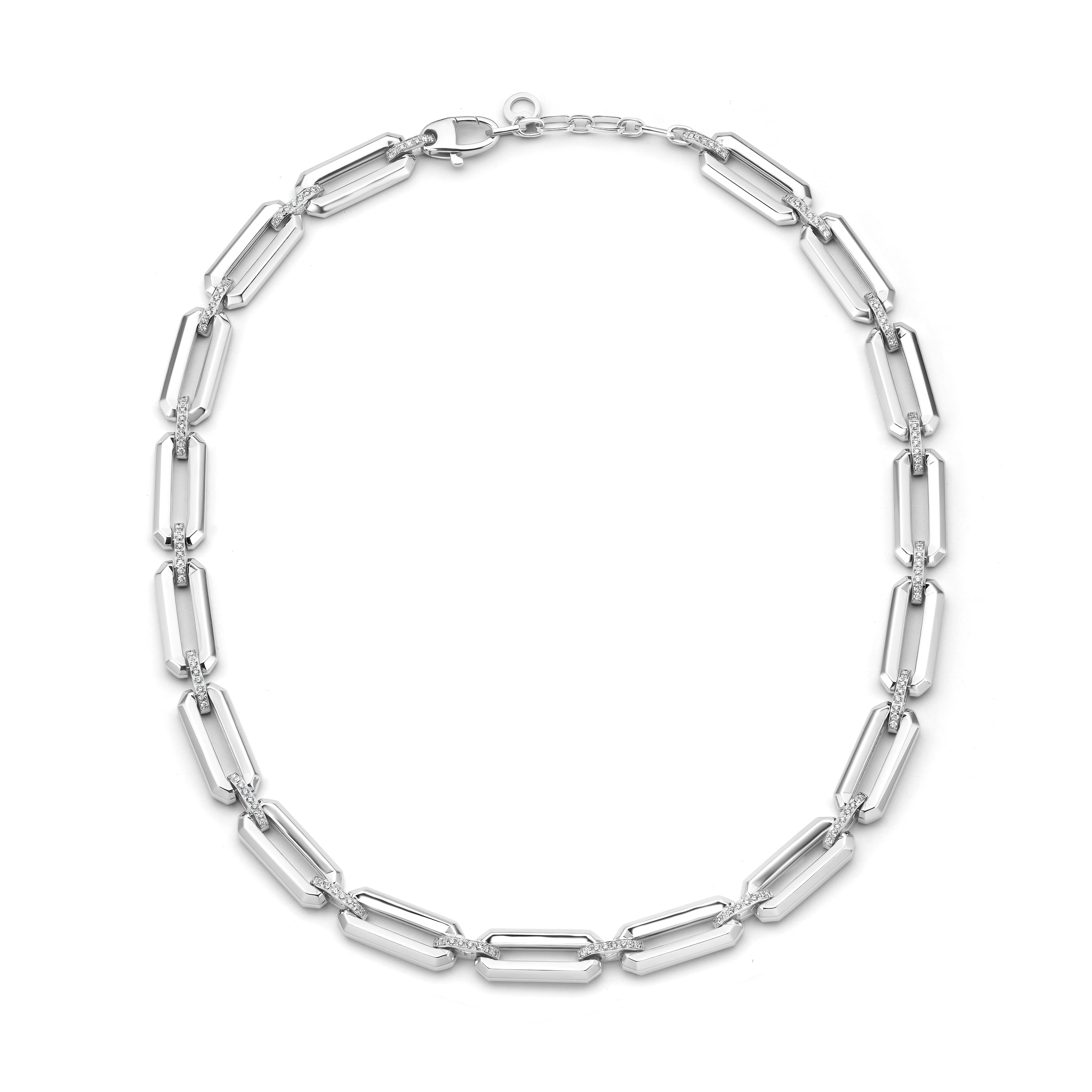 Schaap en Citroen Diamonds collier witgoud met diamant - #2