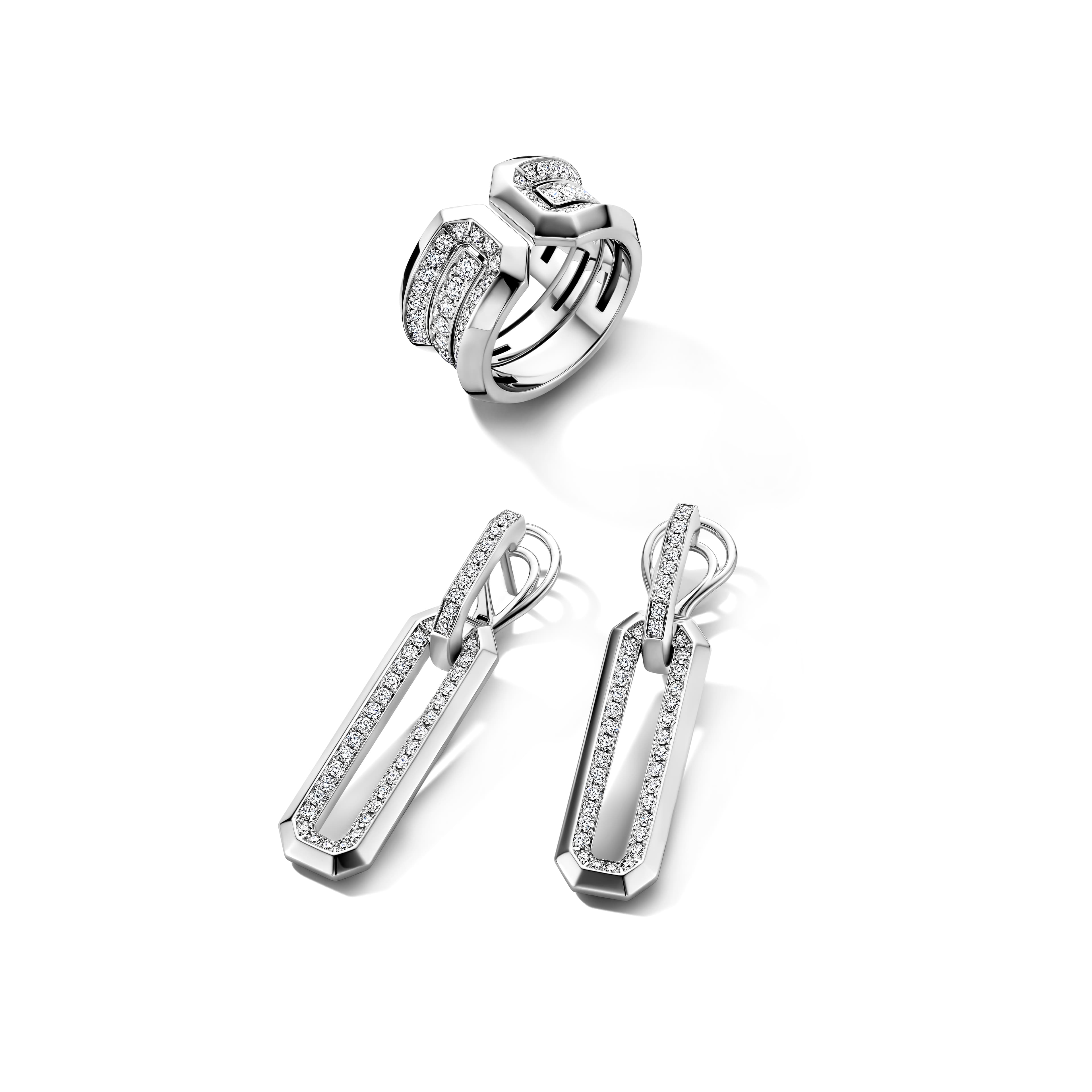 Schaap en Citroen Diamonds collier witgoud met diamant - #3