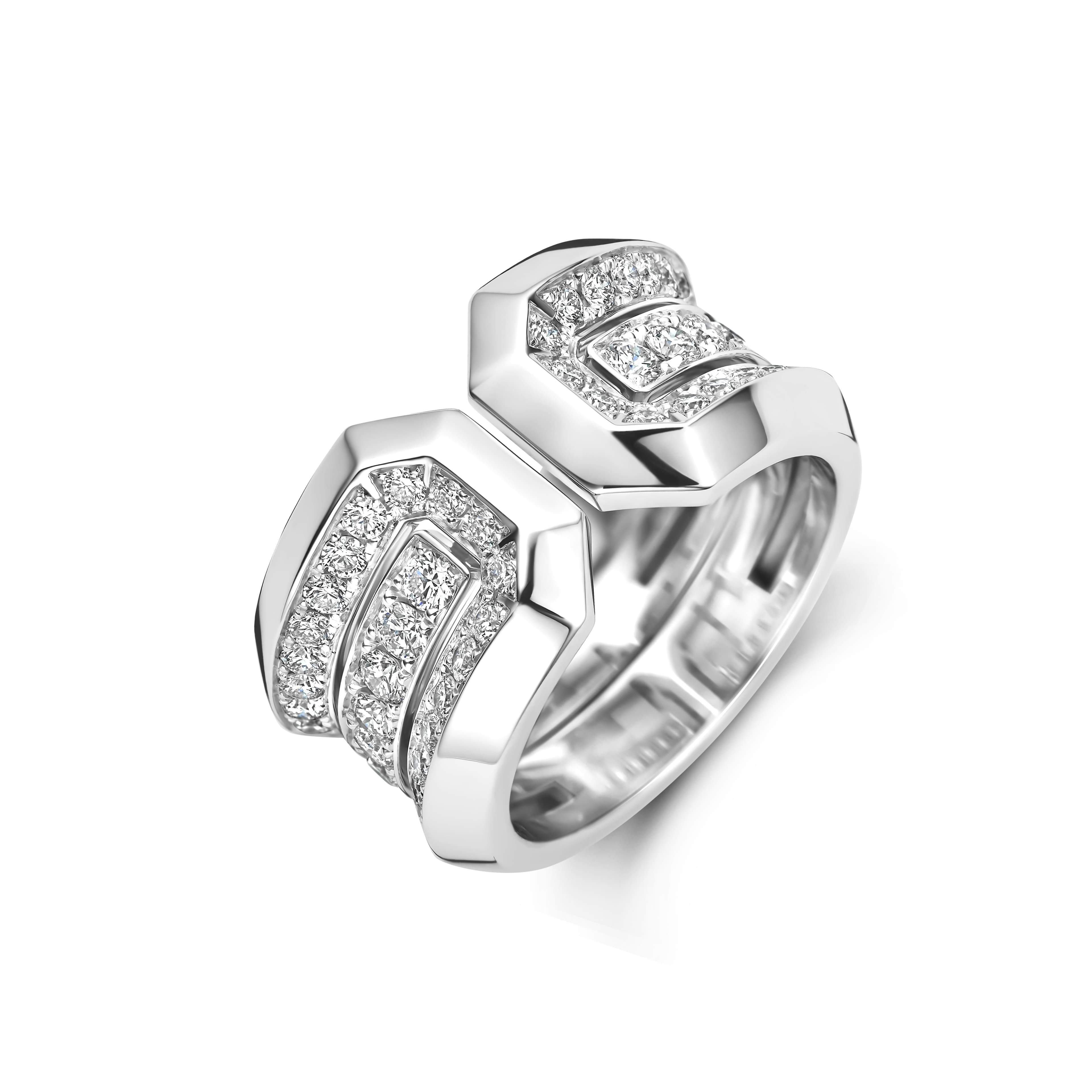 Schaap en Citroen Diamonds ring witgoud met diamant - #1