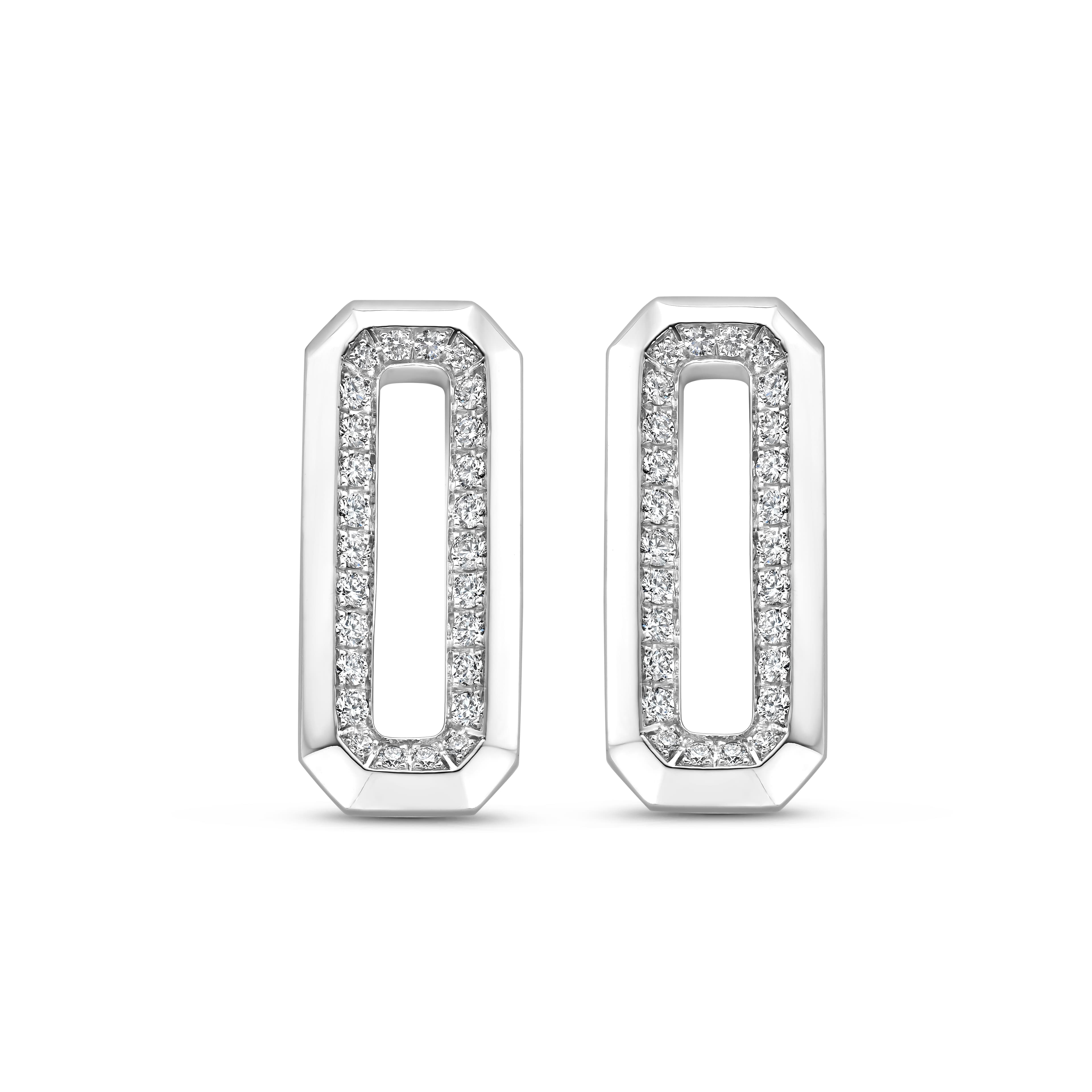 Schaap en Citroen Diamonds Facet oorsieraad witgoud met diamant - #1
