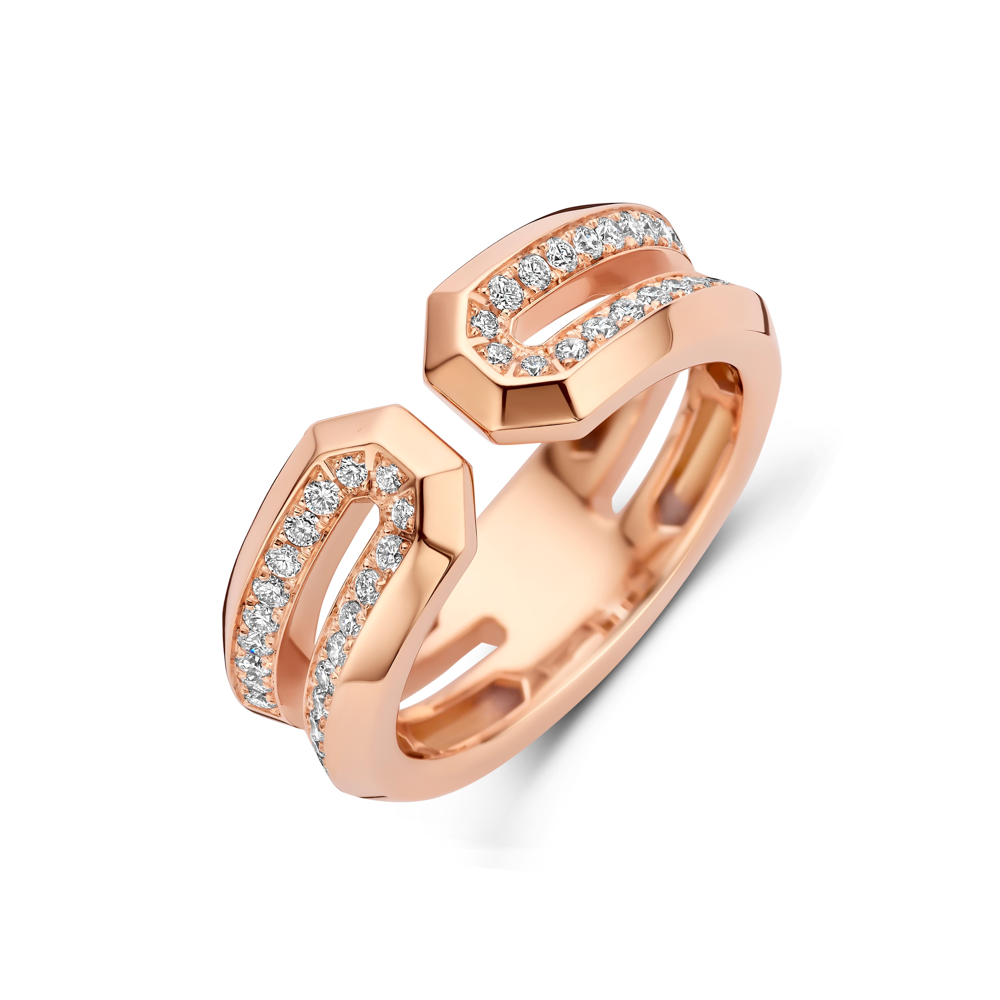 Schaap en Citroen Diamonds ring roodgoud met diamant - #1