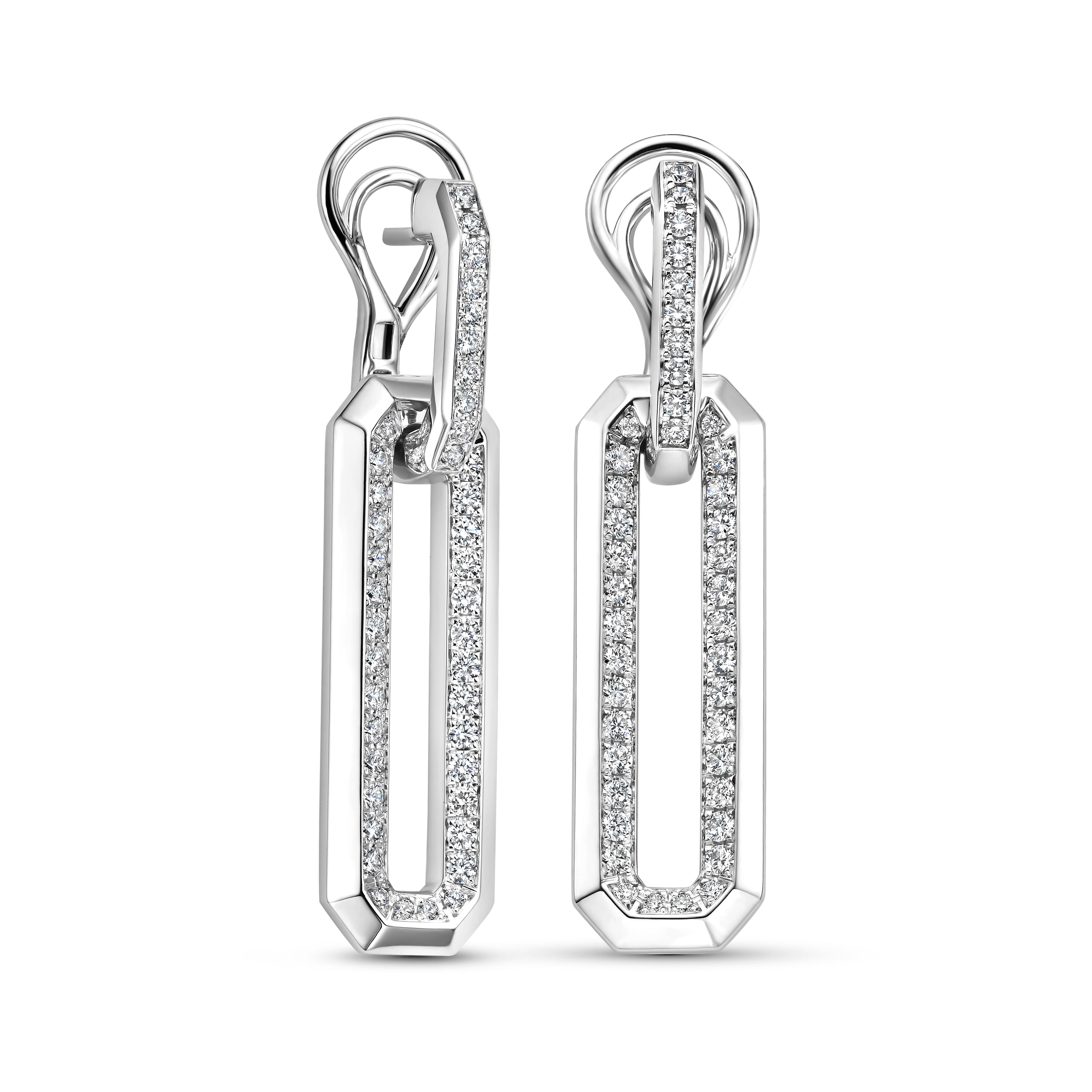 Schaap en Citroen Diamonds Facet oorsieraad witgoud met diamant - #2