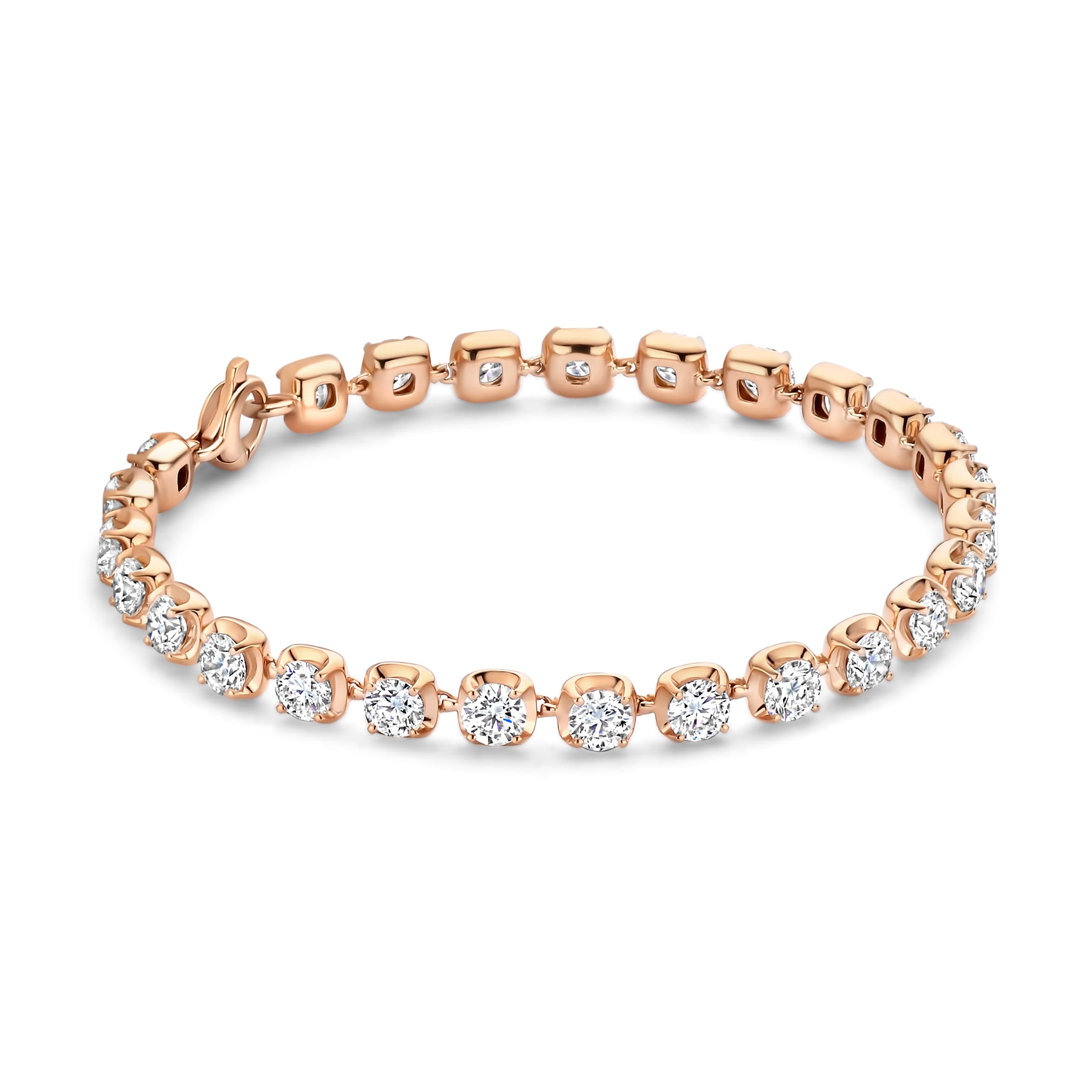 Schaap en Citroen Diamonds armband roodgoud met diamant - #4