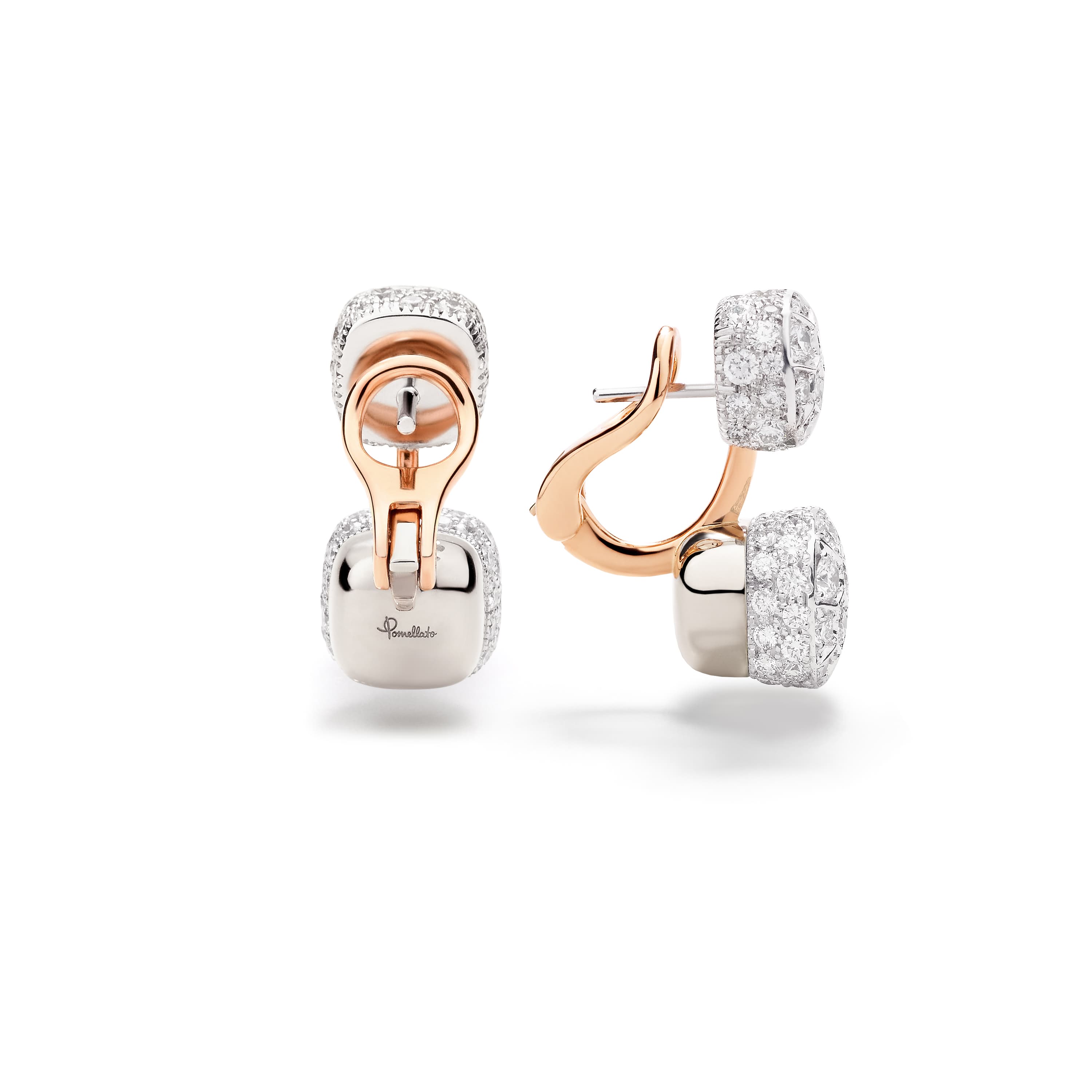 Pomellato Nudo Diamonds oorsieraad witgoud met diamant - POC4021 O6WHR DB000 - #3