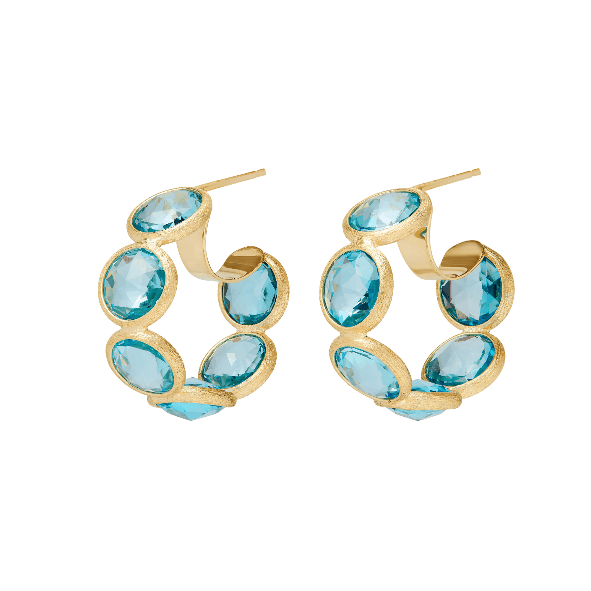 Marco Bicego Jaipur Color oorsieraad geelgoud met topaas - OB1974-TP01 - #1