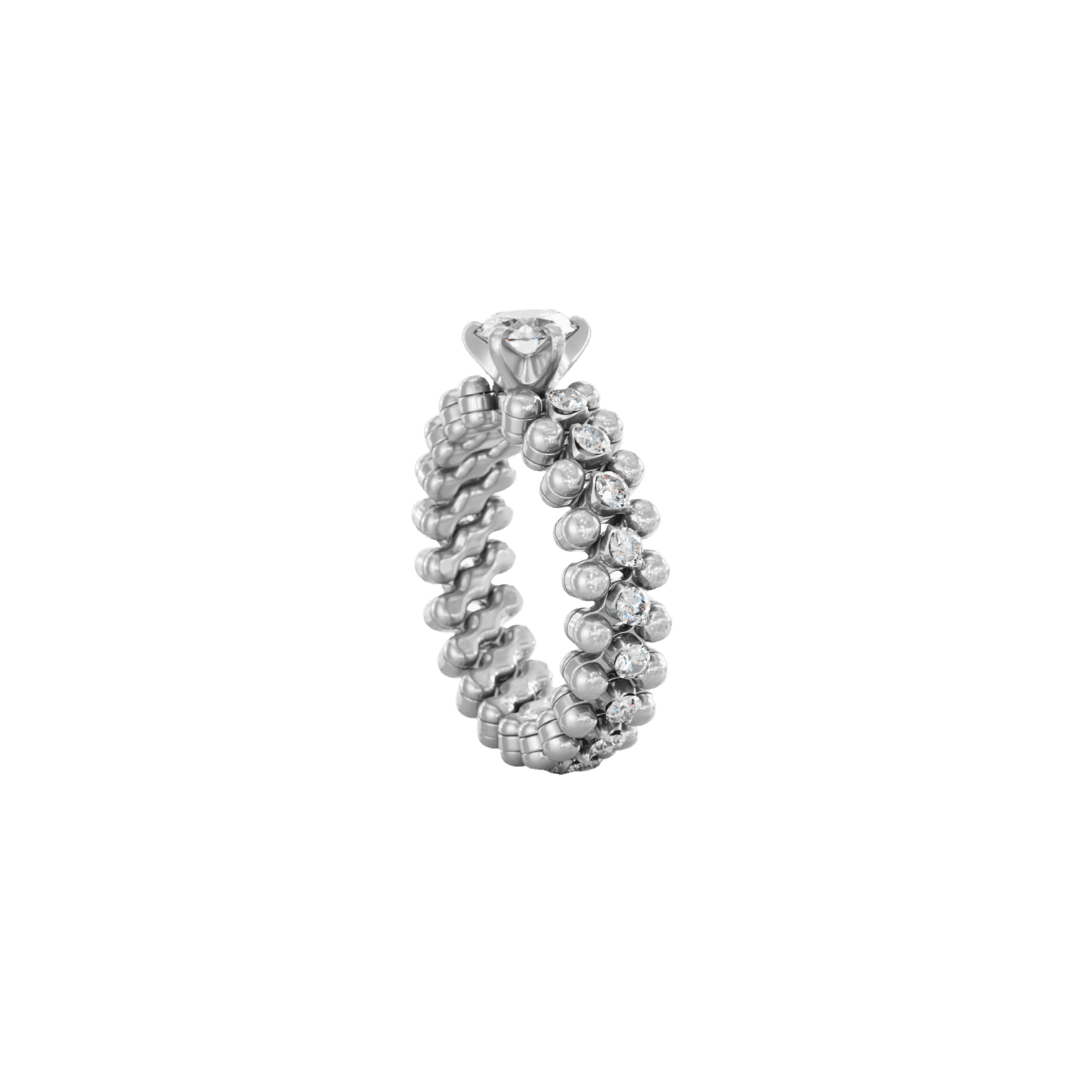 Serafino Consoli Unico ring witgoud met diamant - RMSSLWD0503M2WGWD GIA - #1