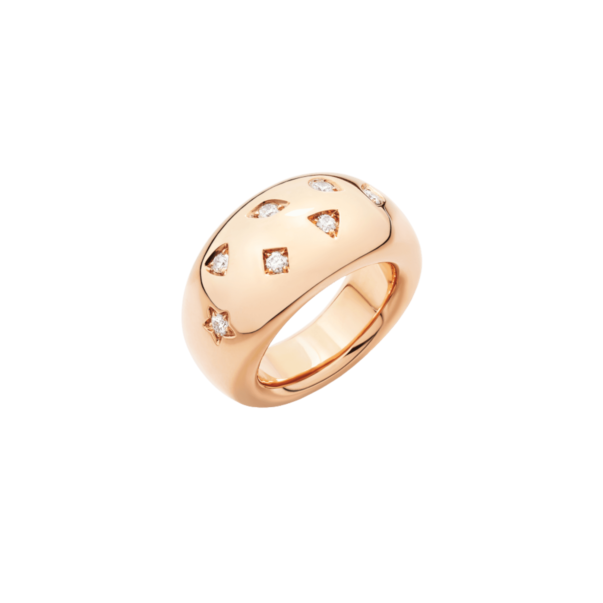 Pomellato Iconica ring roodgoud met diamant - PAC6007 O7000 DB000 - #1