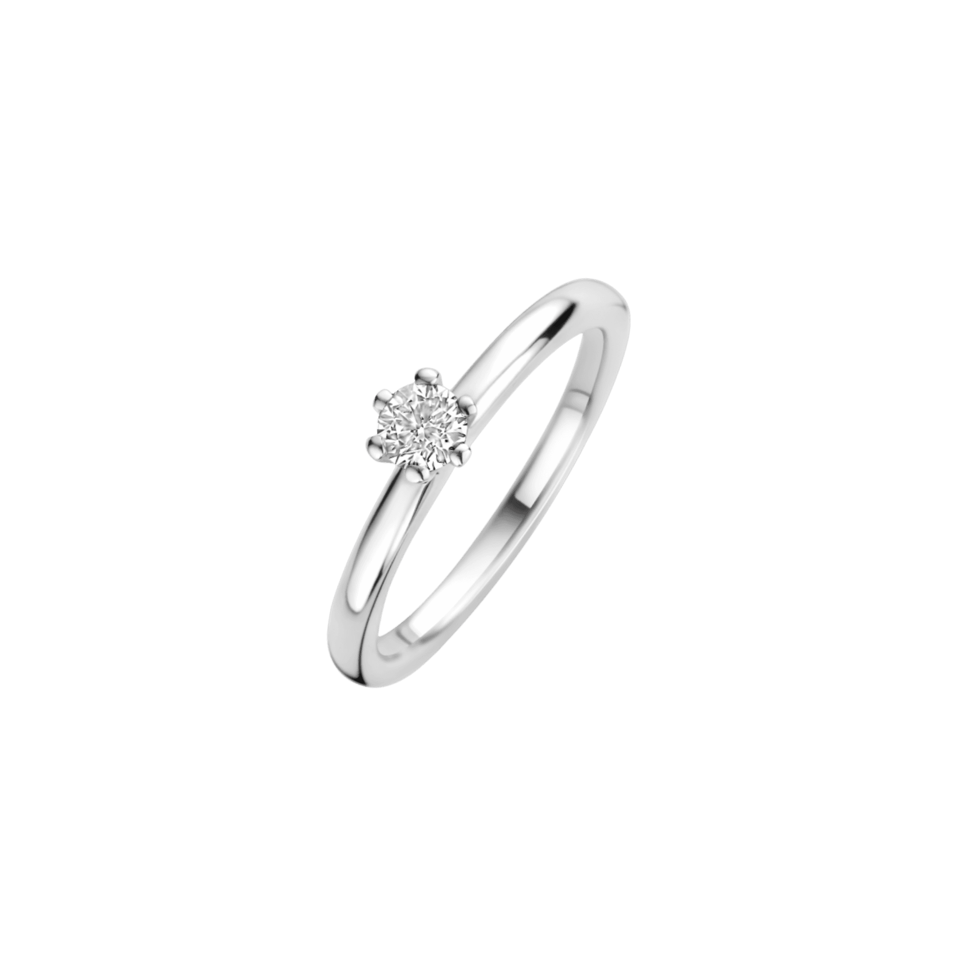 Schaap en Citroen Diamonds ring witgoud met diamant - #1