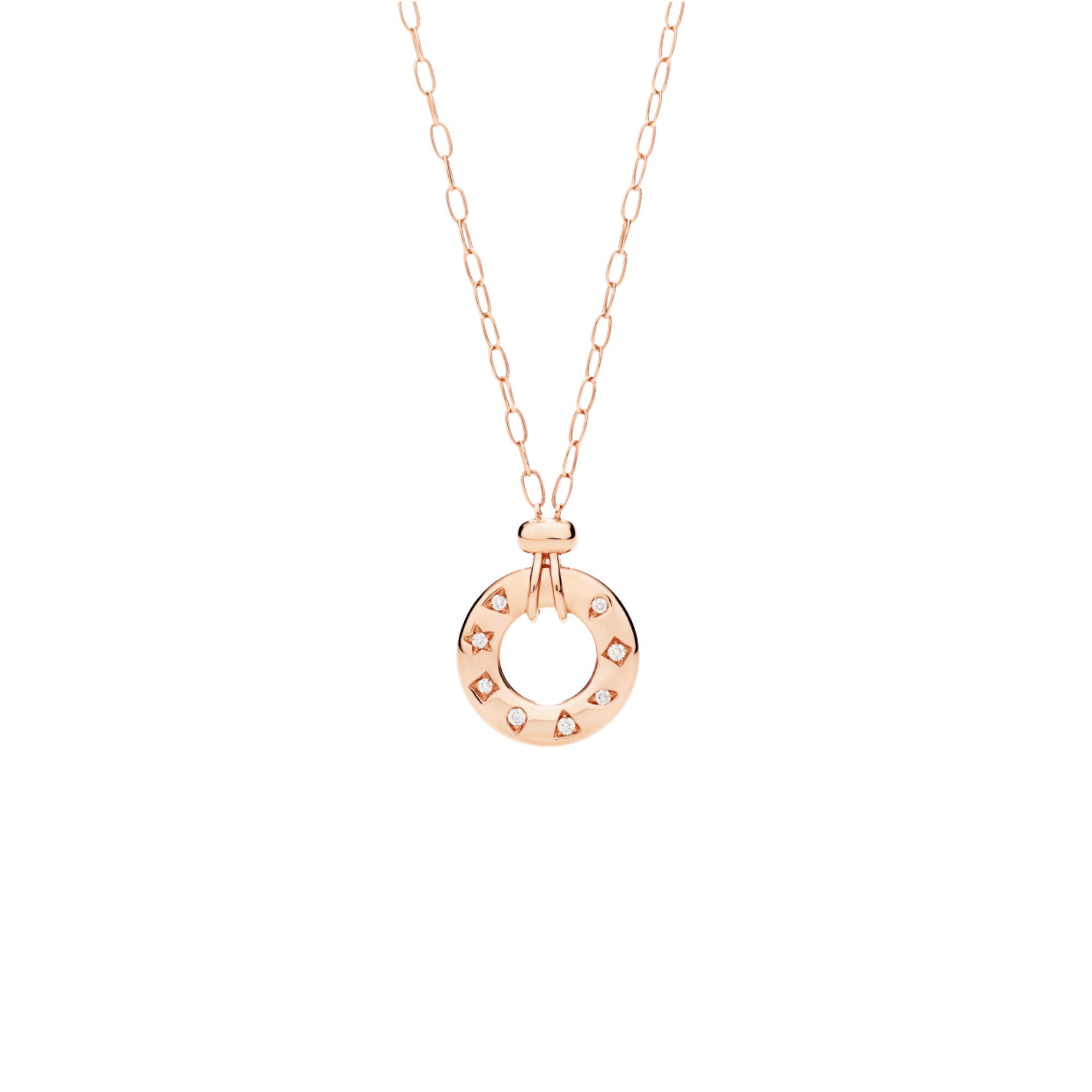 Pomellato Iconica collier roodgoud met diamant - PCC6040 O7000 DB000 - #1