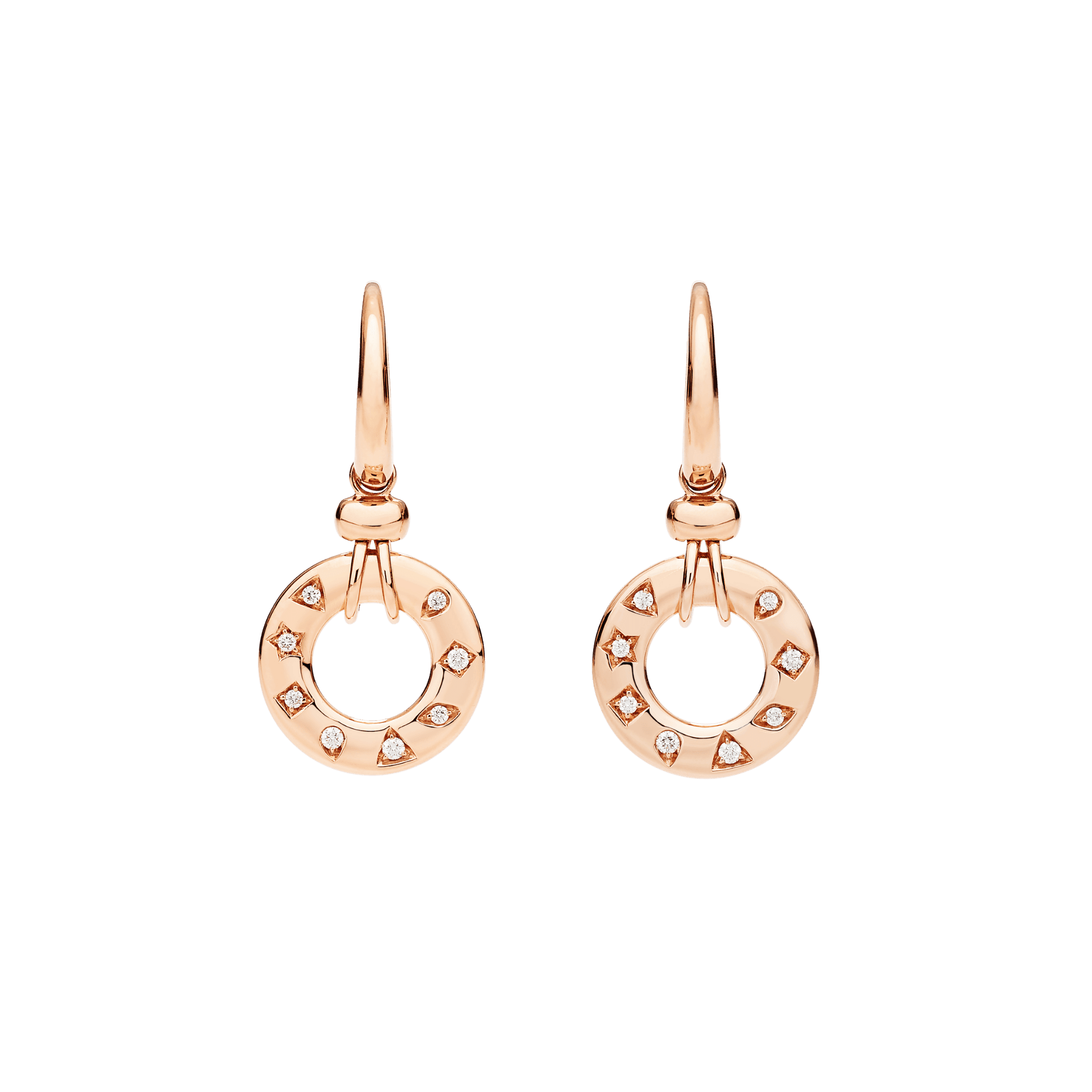 Pomellato Iconica oorsieraad roodgoud met diamant - POC6040 O7000 DB000 - #1