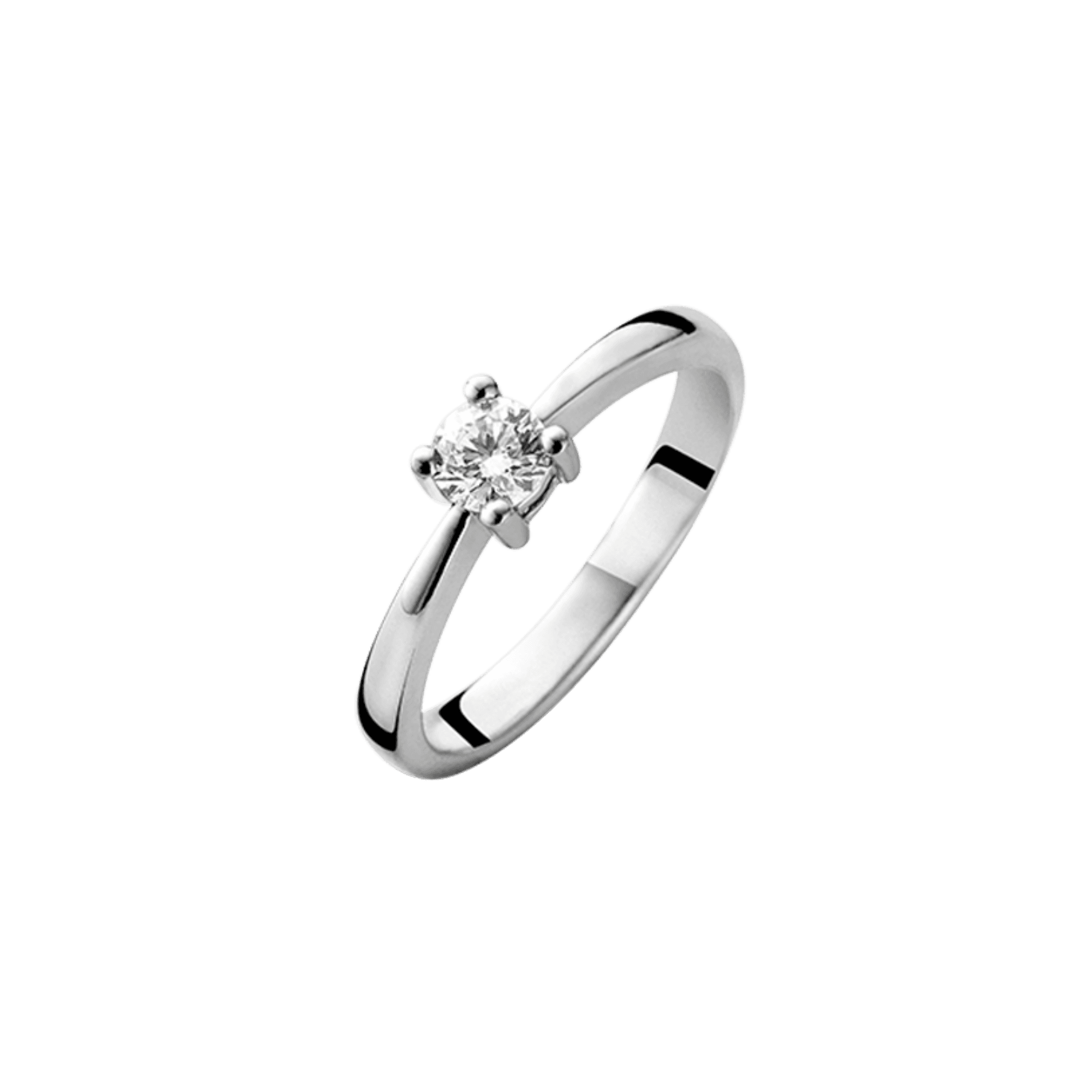 Schaap en Citroen Diamonds ring witgoud met diamant - #1