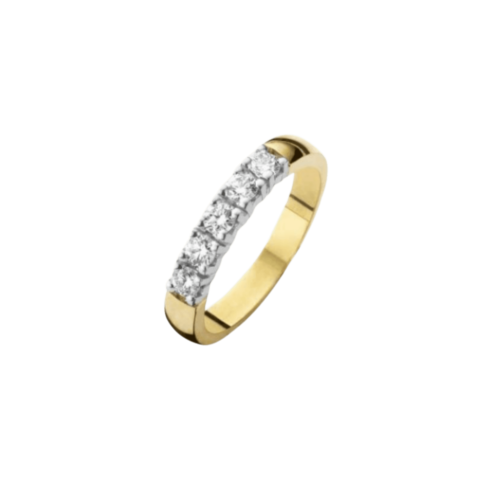 Schaap en Citroen Diamonds ring geelgoud met diamant - #1