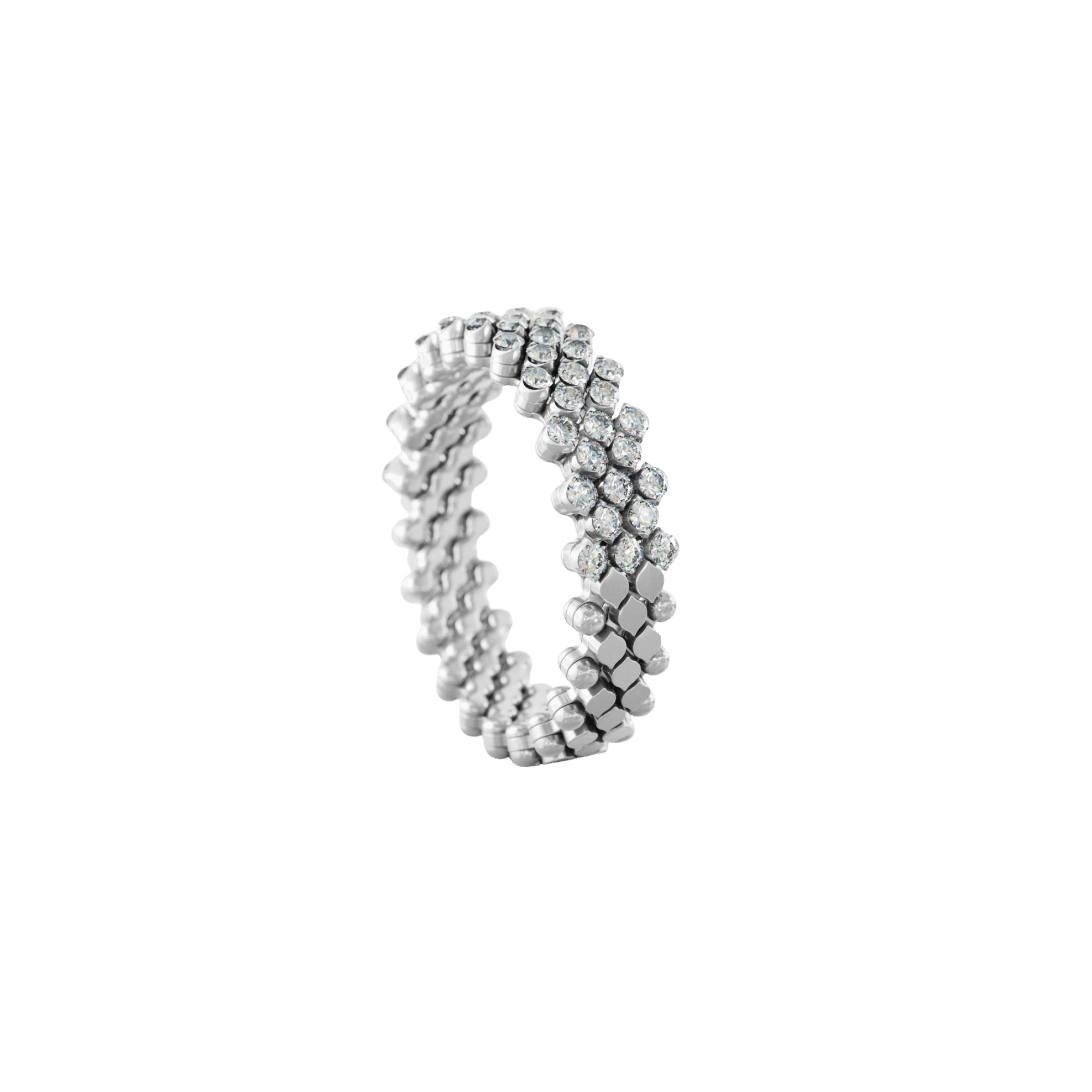 Serafino Consoli Brevetto Classic ring witgoud met diamant - RMS5H2WGWD - #1