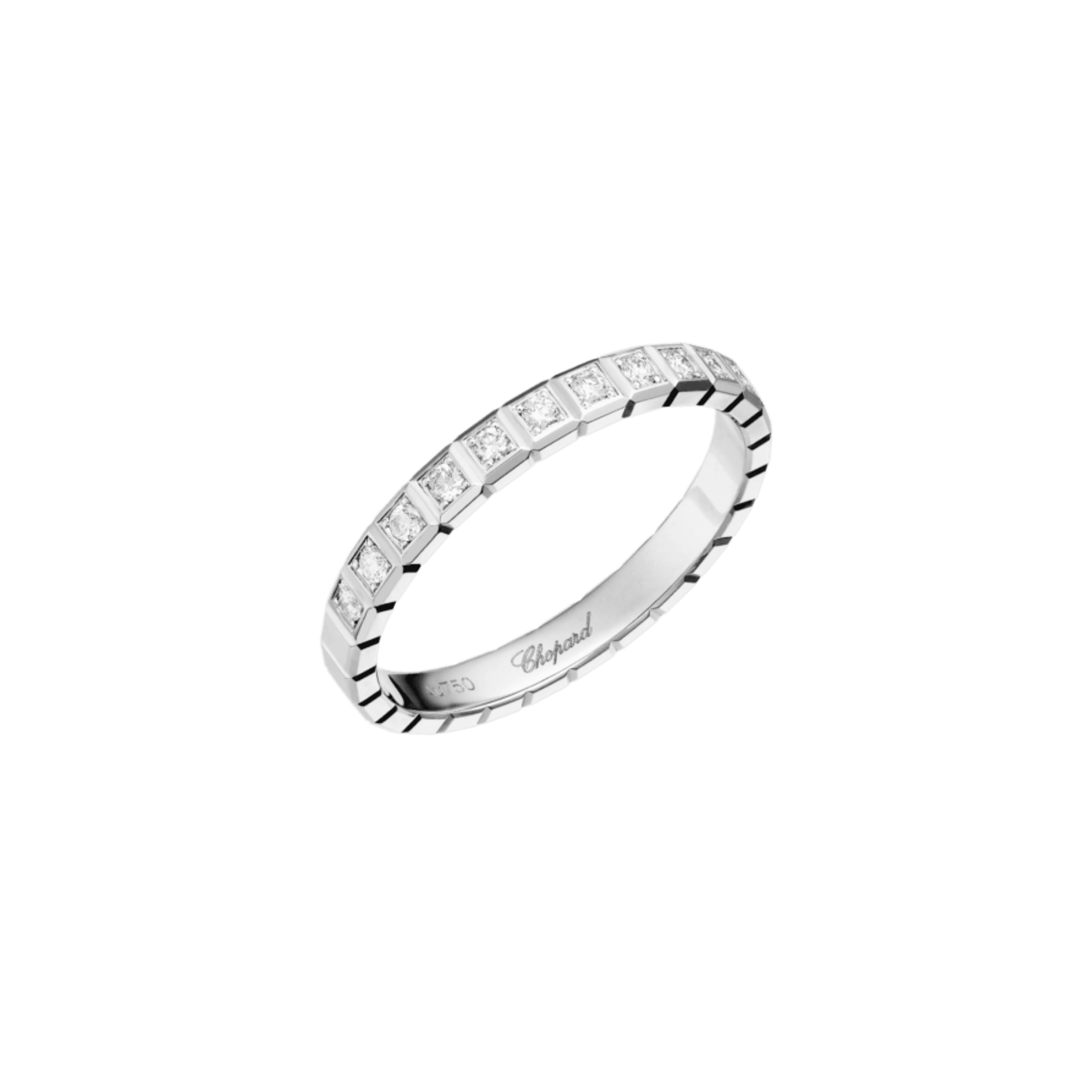 Chopard Ice Cube Mini ring witgoud met diamant - 827702-1258 - #1