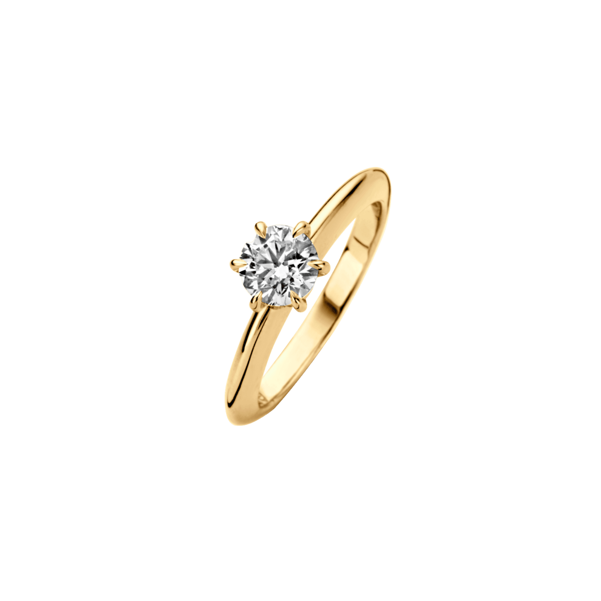 Schaap en Citroen Diamonds SC 125 Collection ring geelgoud met diamant - #1
