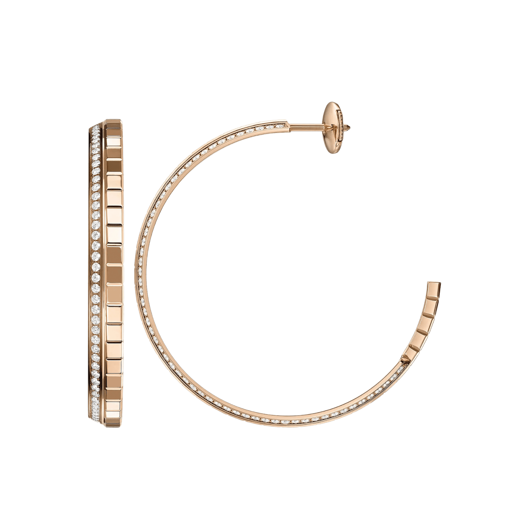 Chopard Ice Cube Mini oorsieraad roodgoud met diamant - 837008-5002 - #3