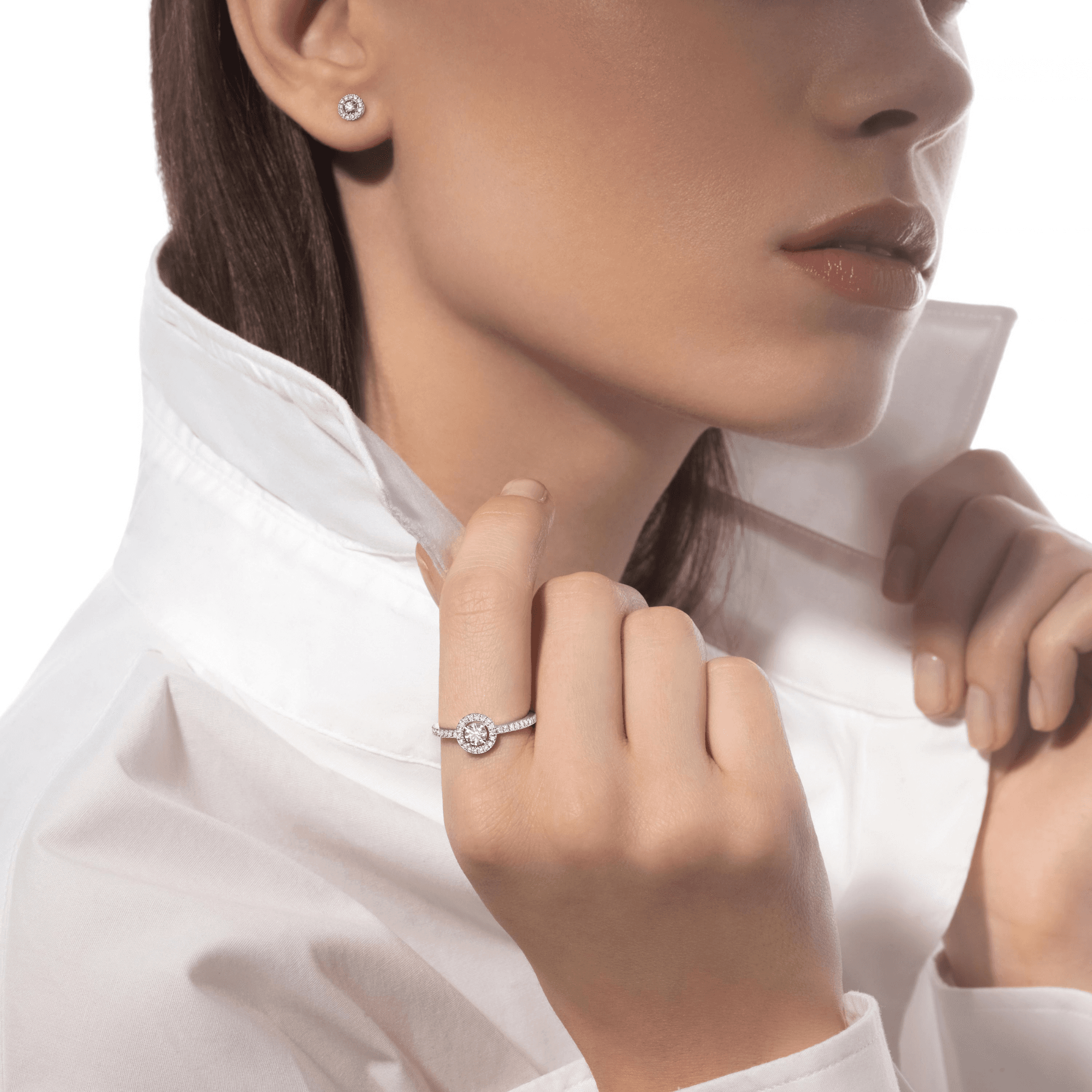 Messika Joy oorsieraad witgoud met diamant - 6954-WG - #7