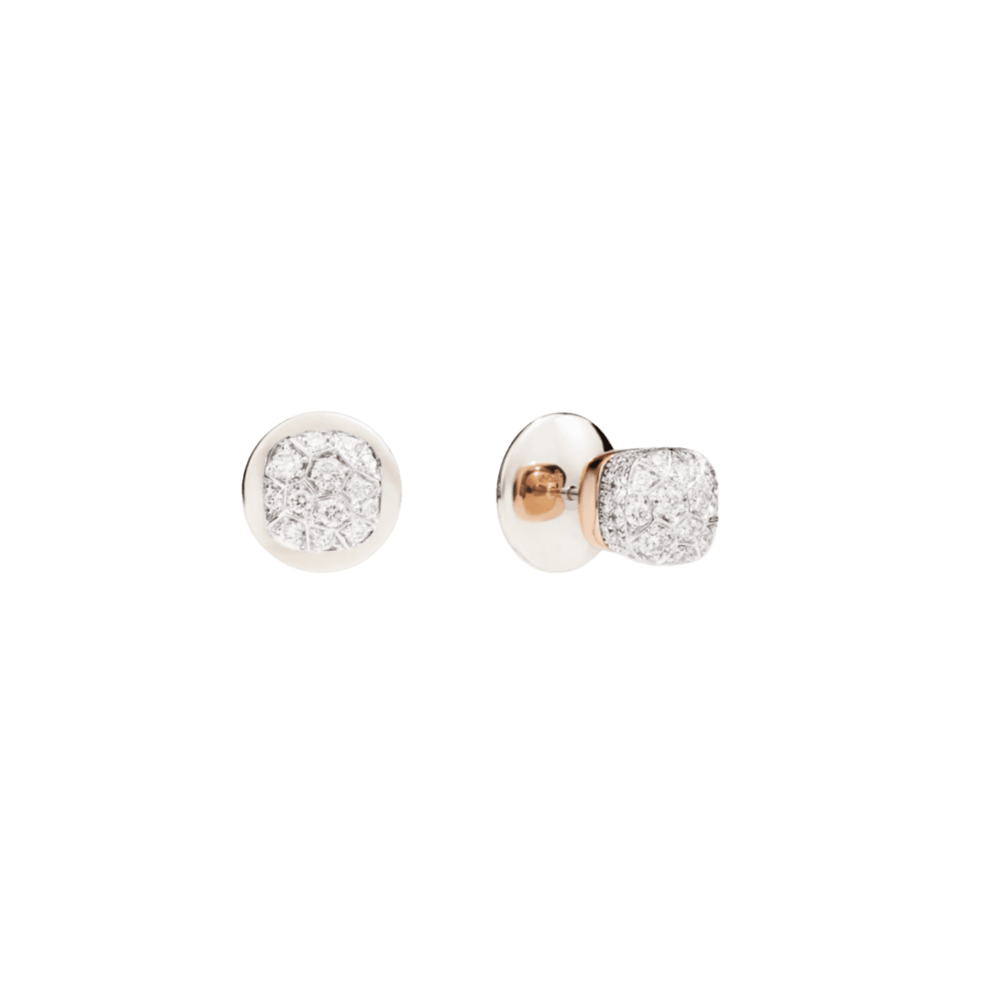 Pomellato Nudo Solitaire oorsieraad roodgoud met diamant - POB7040 O6000 DB000 - #2