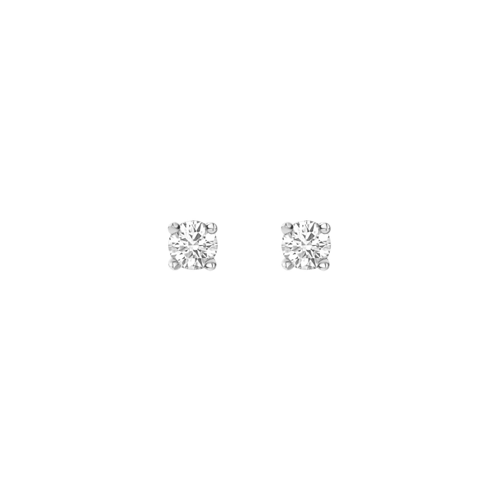 Schaap en Citroen Diamonds oorsieraad witgoud met diamant - #1
