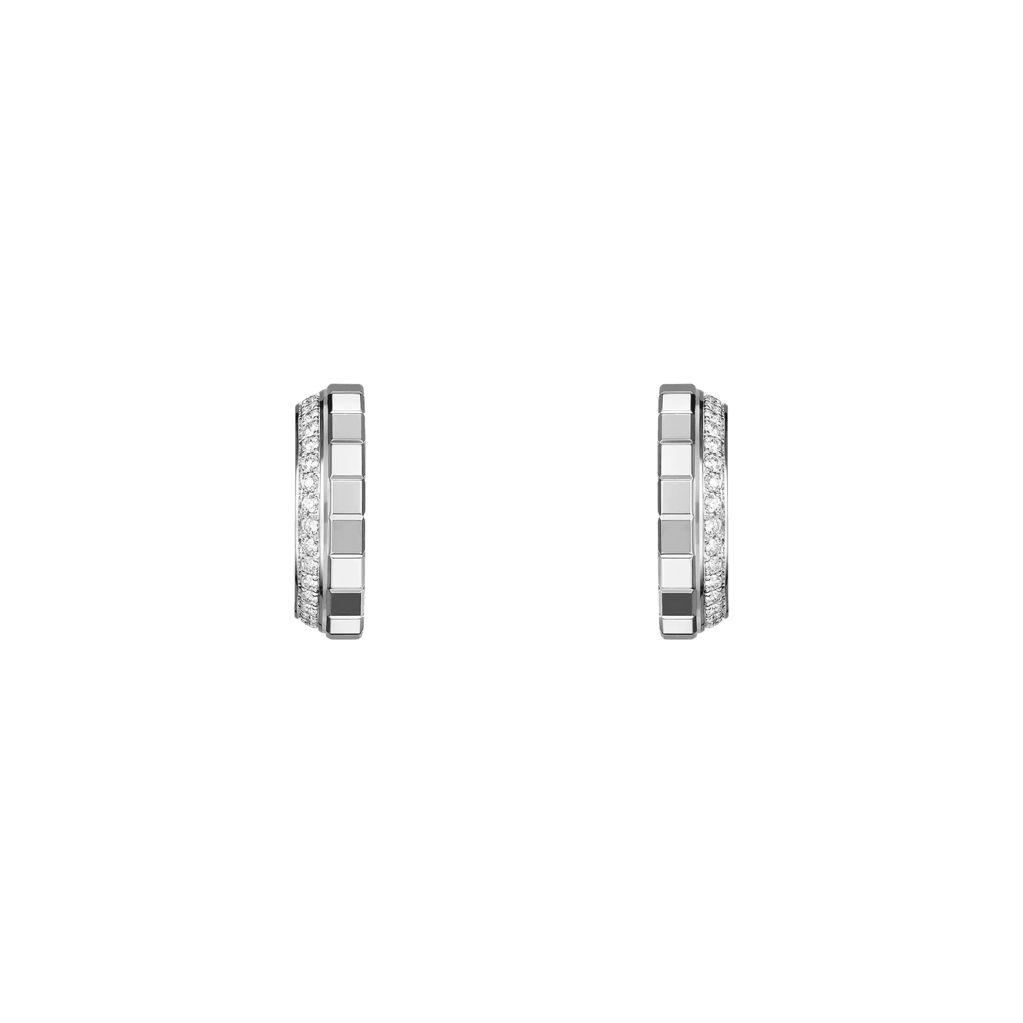 Chopard Ice Cube Mini oorsieraad witgoud met diamant - 837008-1001 - #1