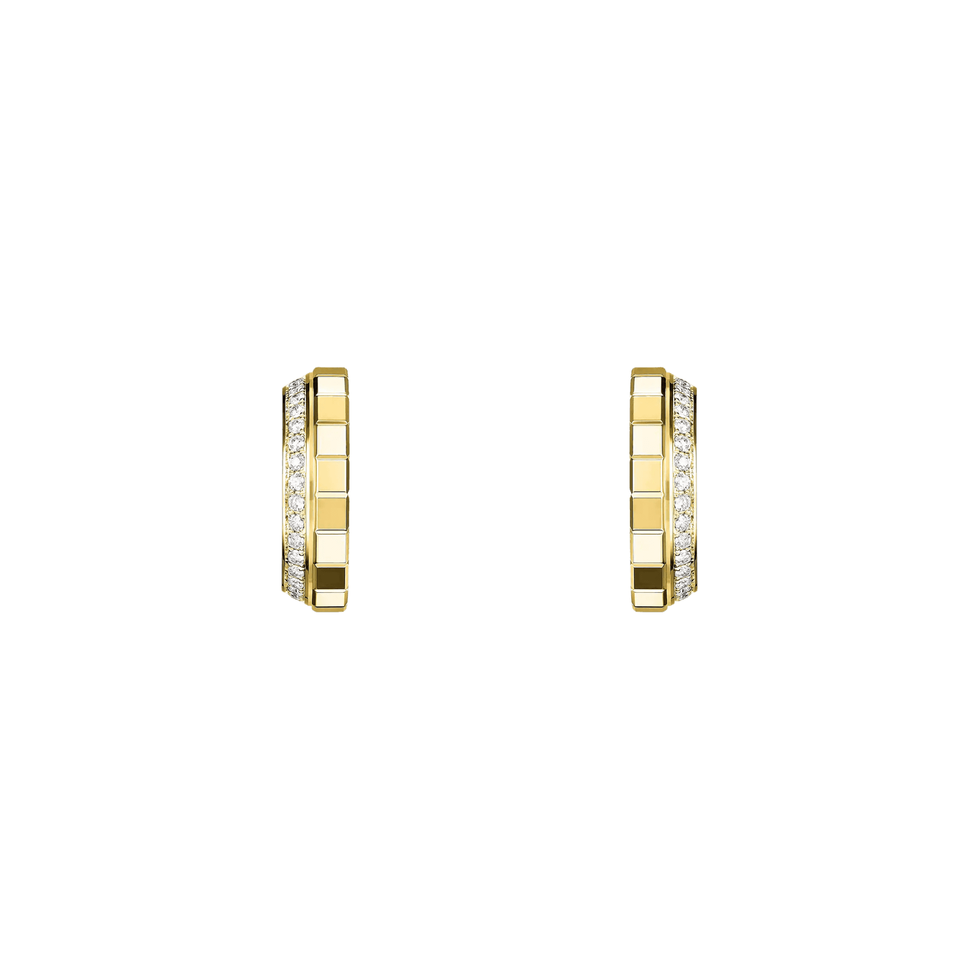 Chopard Ice Cube Mini oorsieraad geelgoud met diamant - 837008-0001 - #1