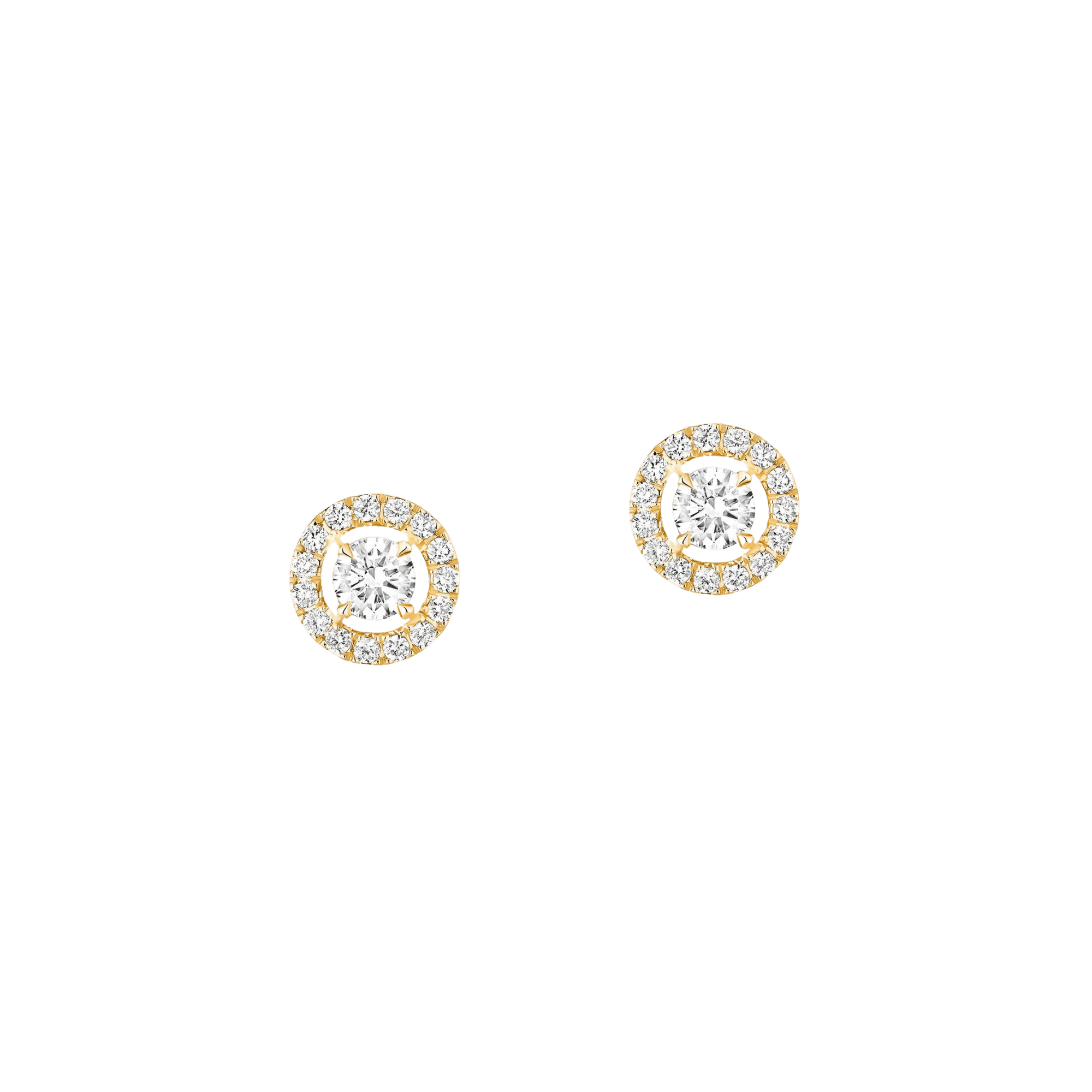 Messika Joy oorsieraad geelgoud met diamant - 6991-YG - #6