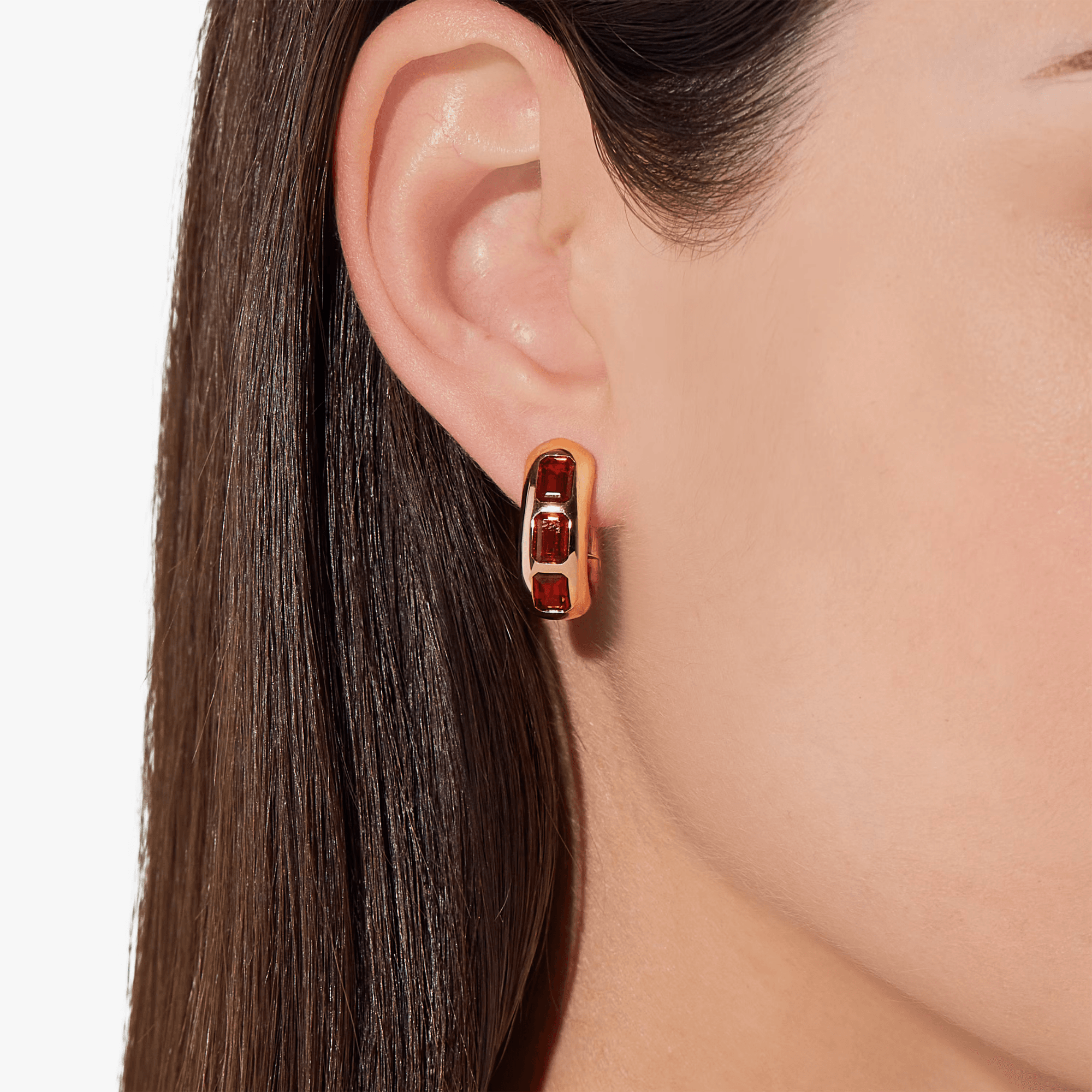 Pomellato Iconica oorsieraad roodgoud met granaat - POC3020 O7000 000GP - #4