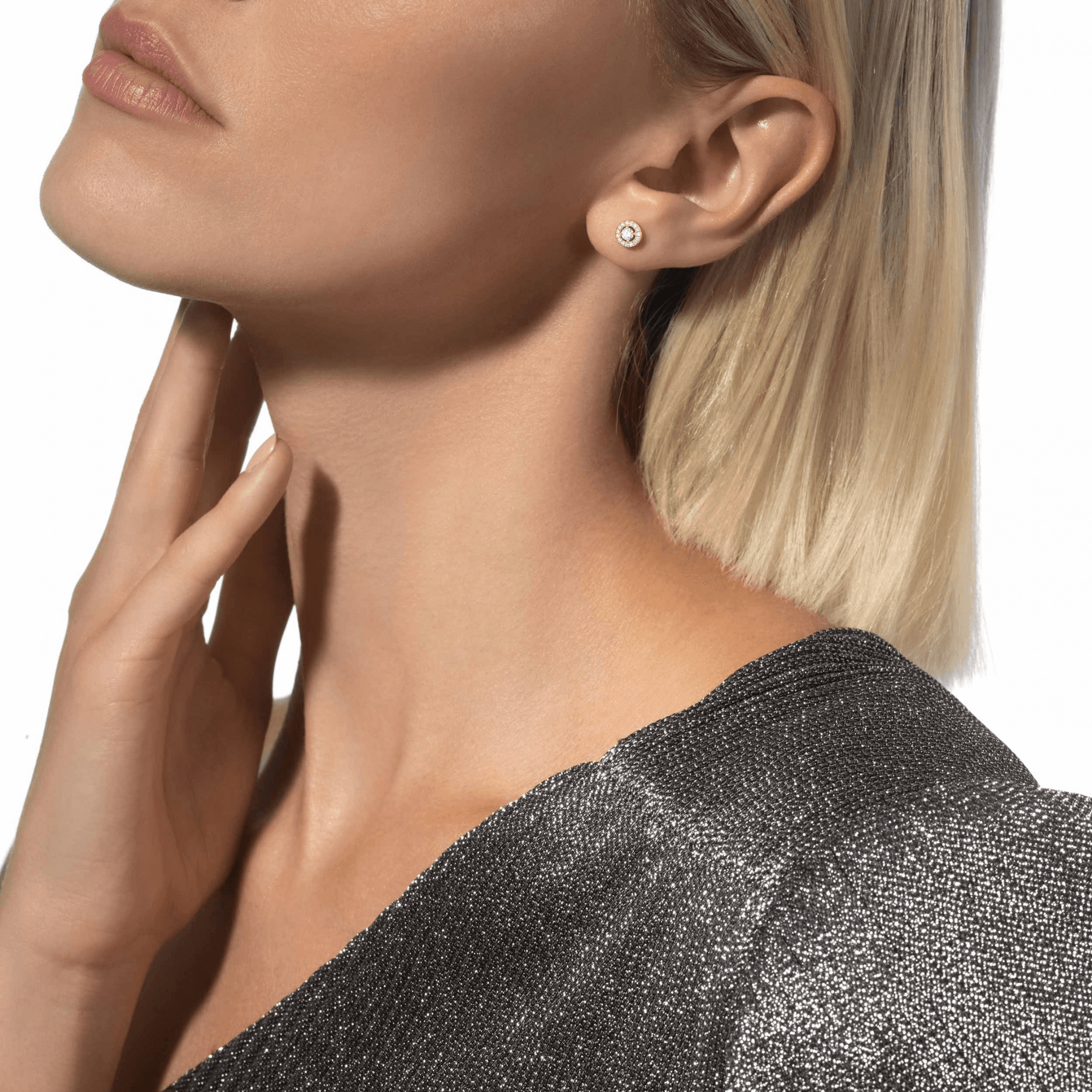 Messika Joy oorsieraad geelgoud met diamant - 6991-YG - #7