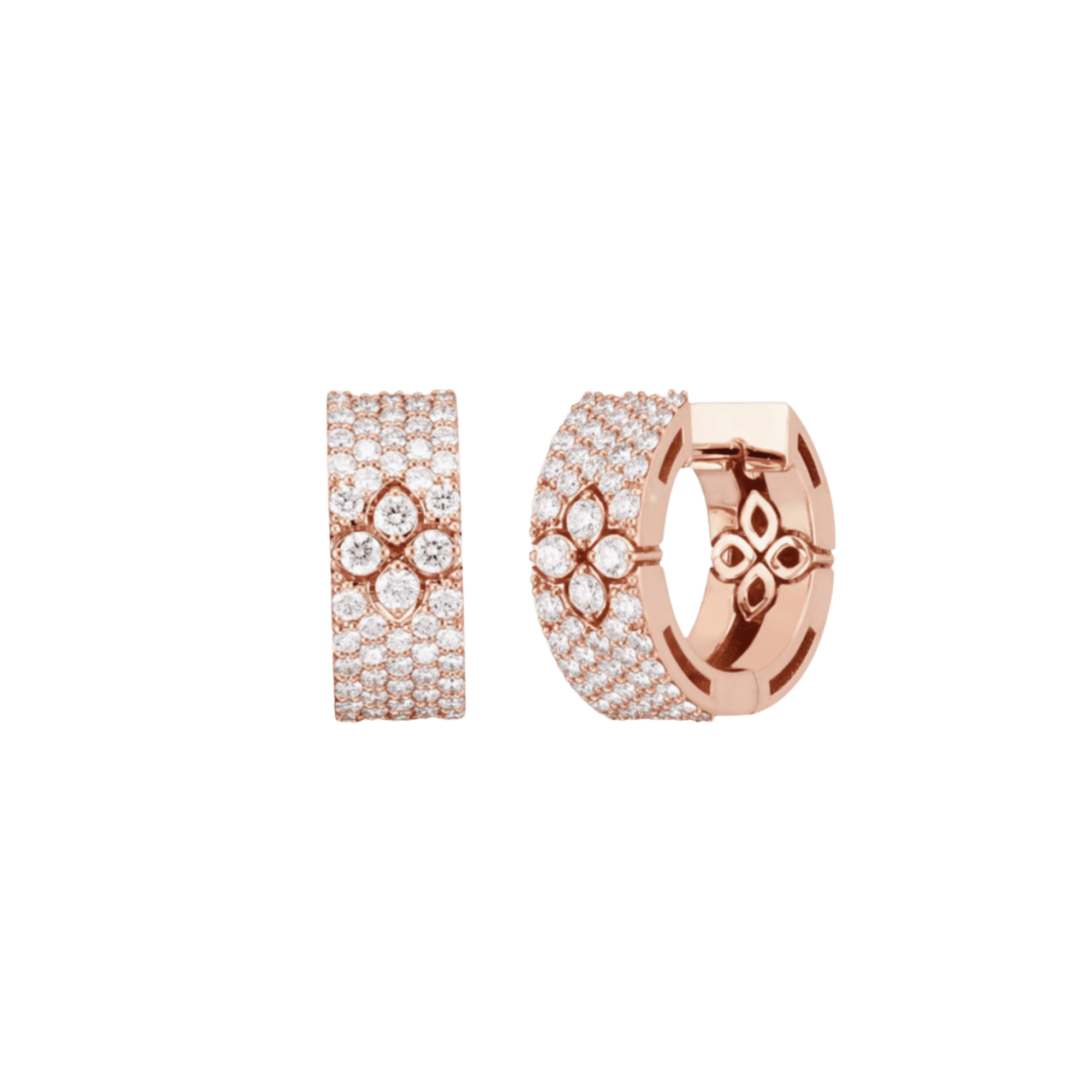 Roberto Coin Love in Verona oorsieraad roodgoud met diamant - ADR888EA2044 - #2