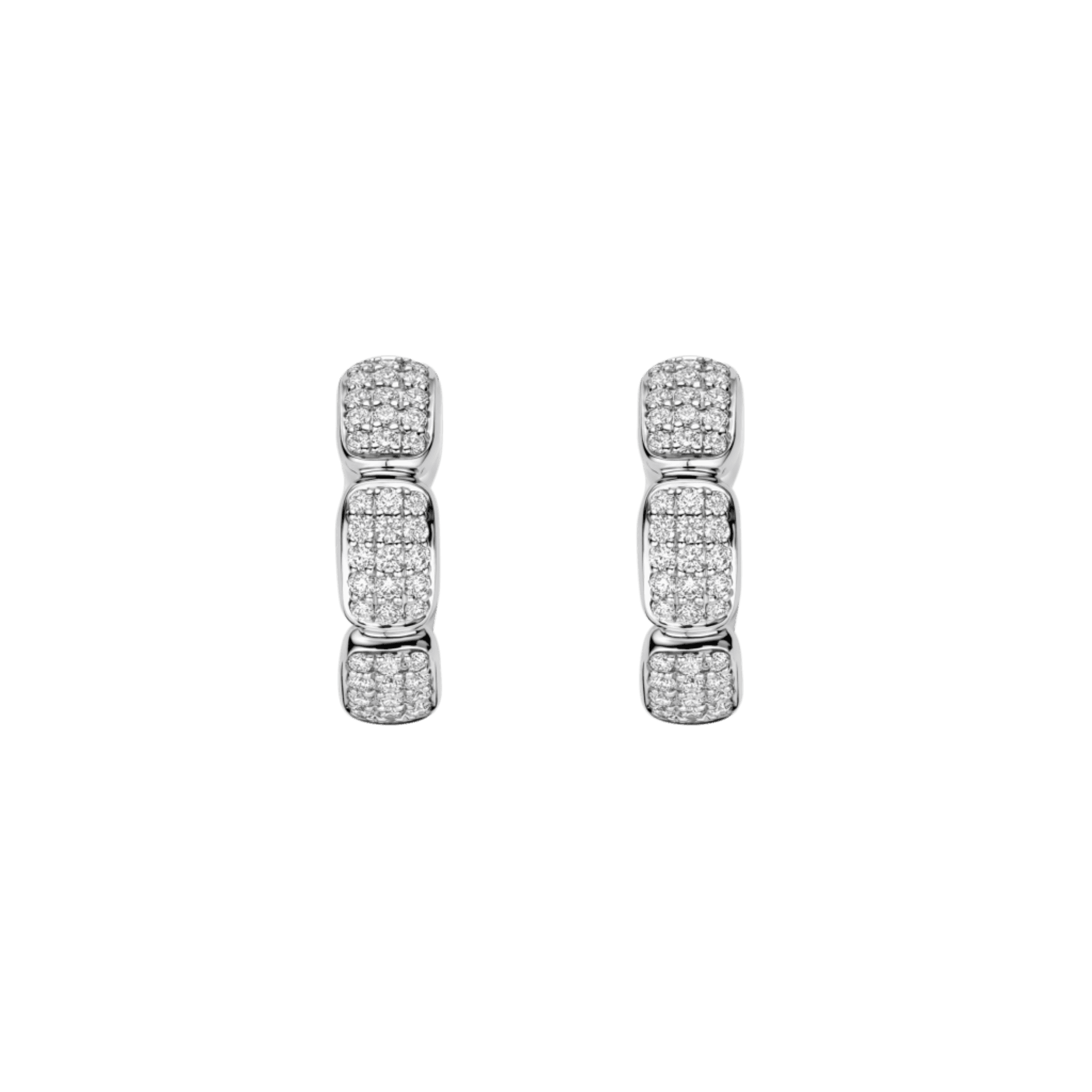 Schaap en Citroen Diamonds oorsieraad witgoud met diamant - #1