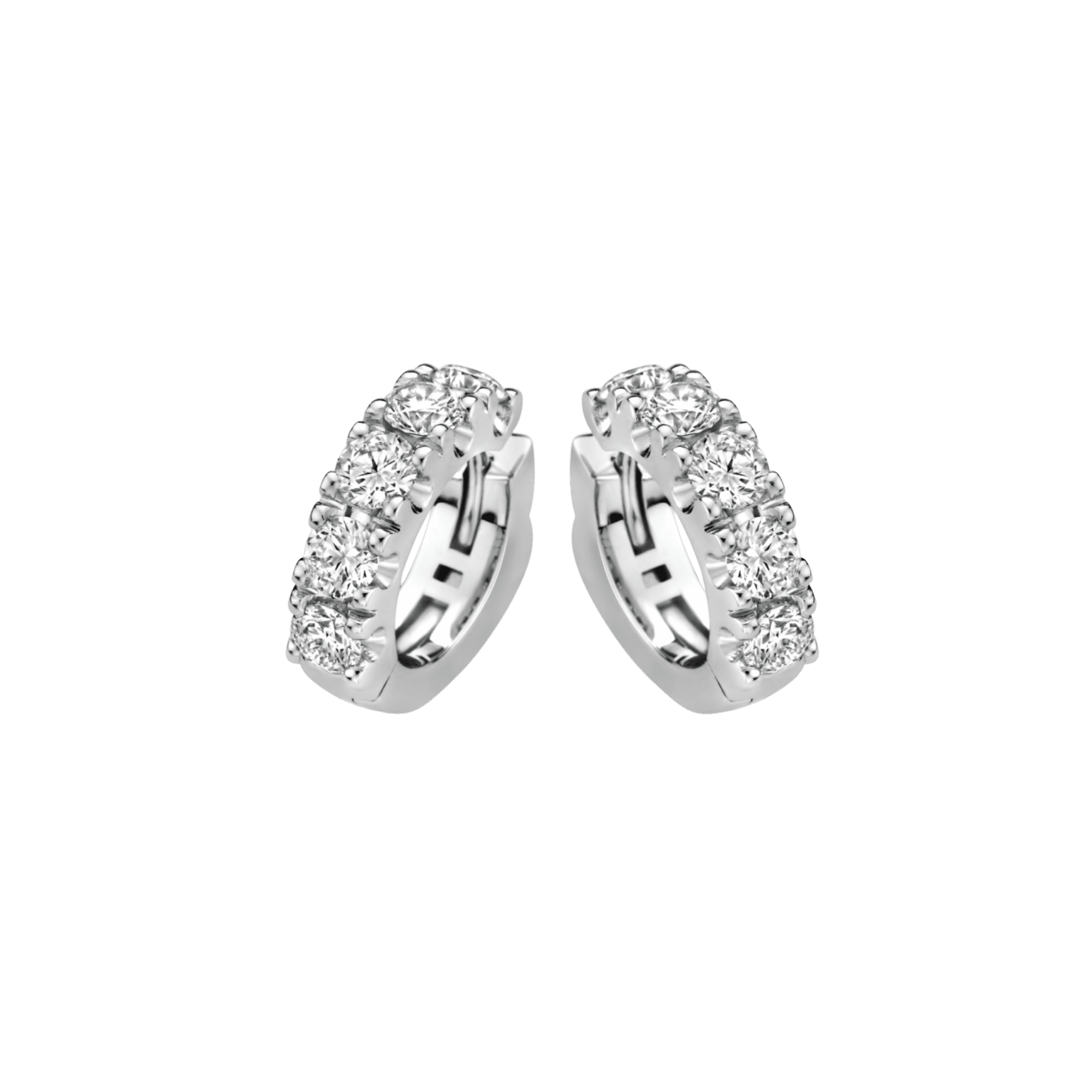 Schaap en Citroen Diamonds oorsieraad witgoud met diamant - #1