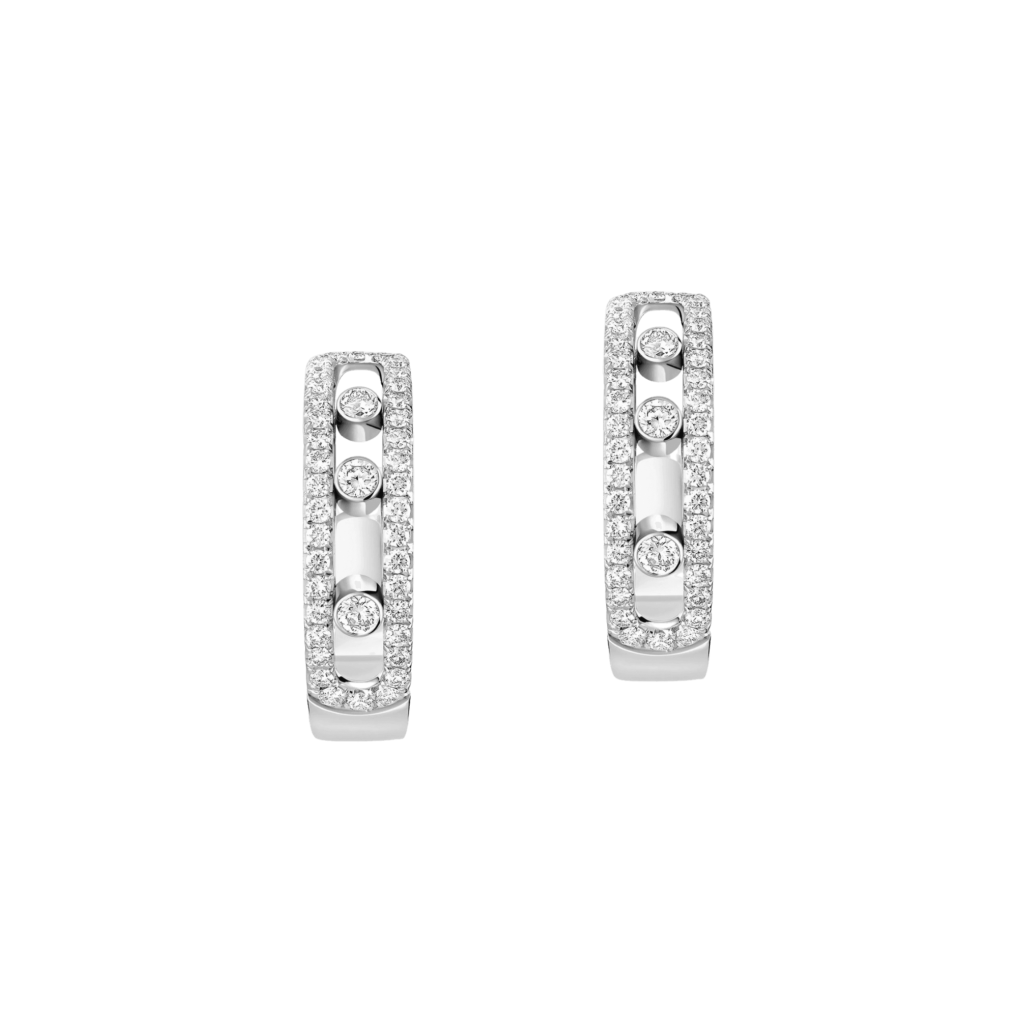 Messika Move Classic oorsieraad witgoud met diamant - 4993-WG - #1