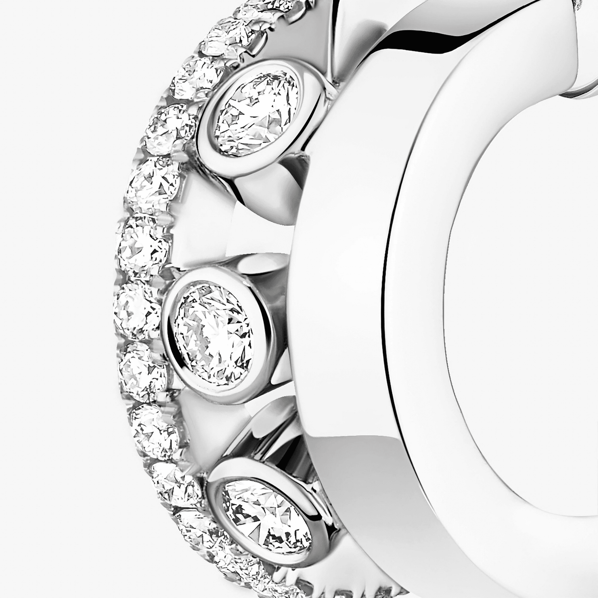 Messika Move Romane oorsieraad witgoud met diamant - 7178-WG - #4