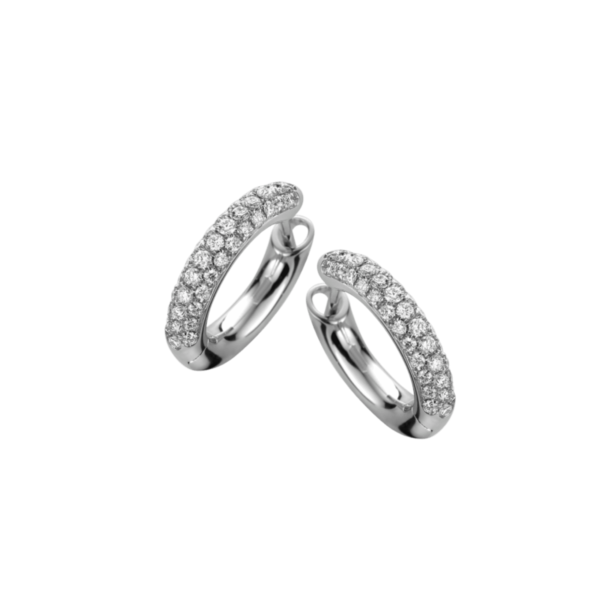 Schaap en Citroen Diamonds oorsieraad witgoud met diamant - #1